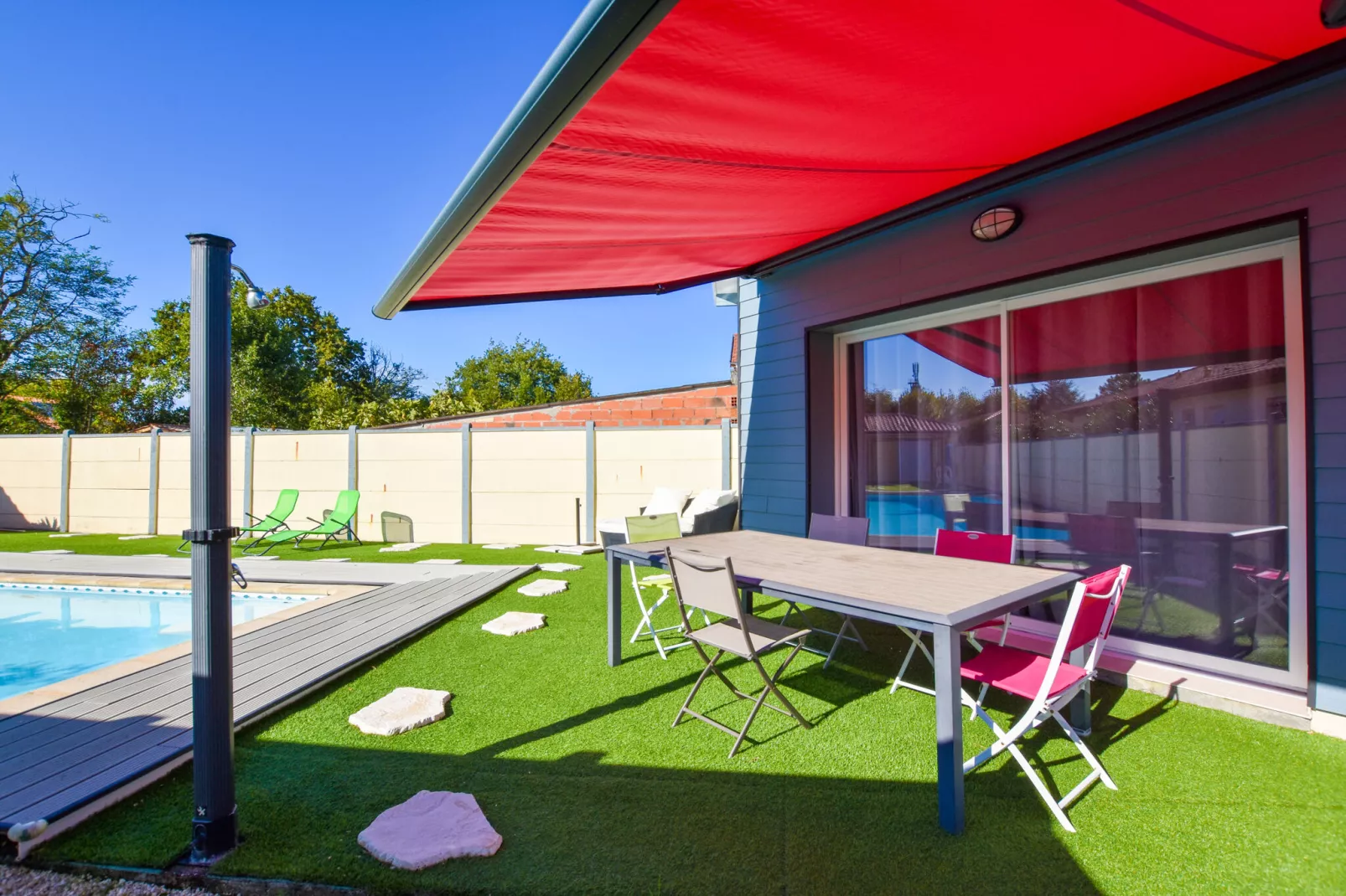 Maison à 10 min du Pilat-Terrassenbalkon