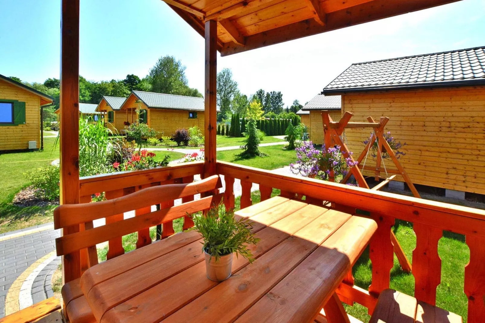 Domki letniskowe dla 5 osób Mielno-Terrace balcony