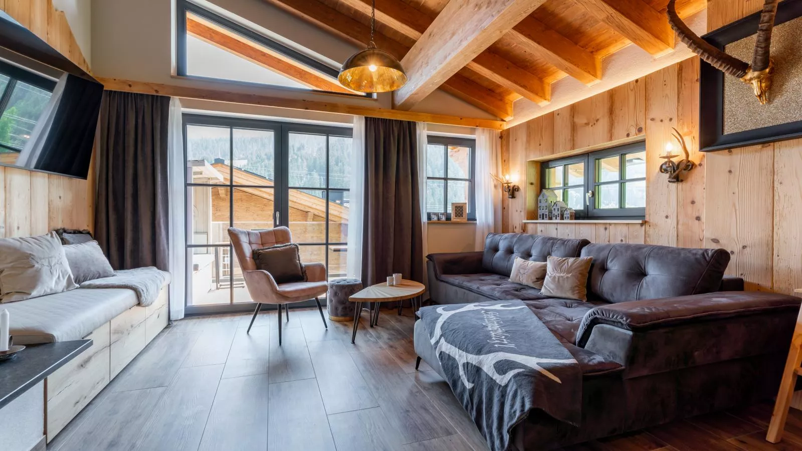 Tauernlodge Wagrain Edelweiss 42E-Living room