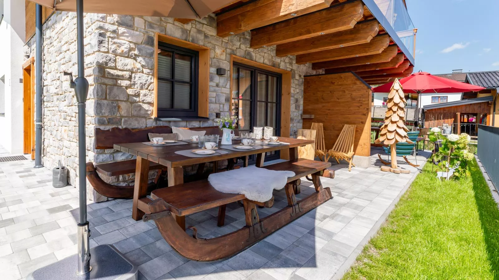 Tauernlodge Wagrain Edelweiss 42E-Terrace balcony