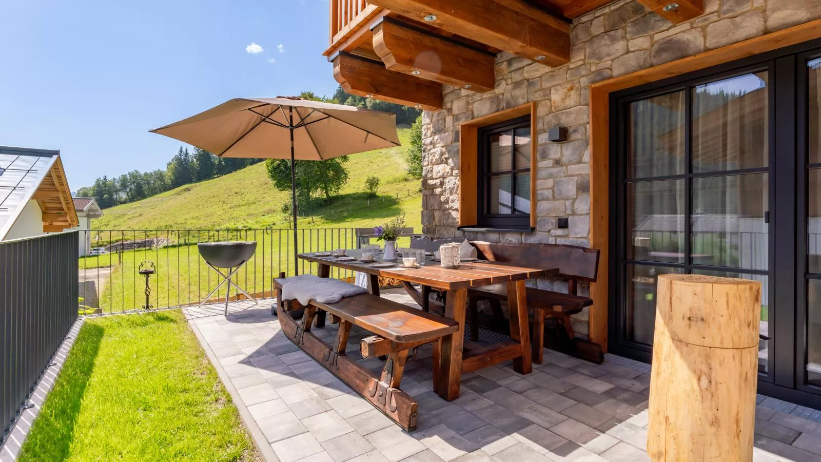 Tauernlodge Wagrain Edelweiss 42E-Terrace balcony