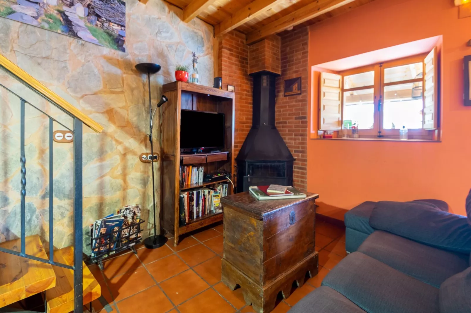 Casa rural Benllera-Living room
