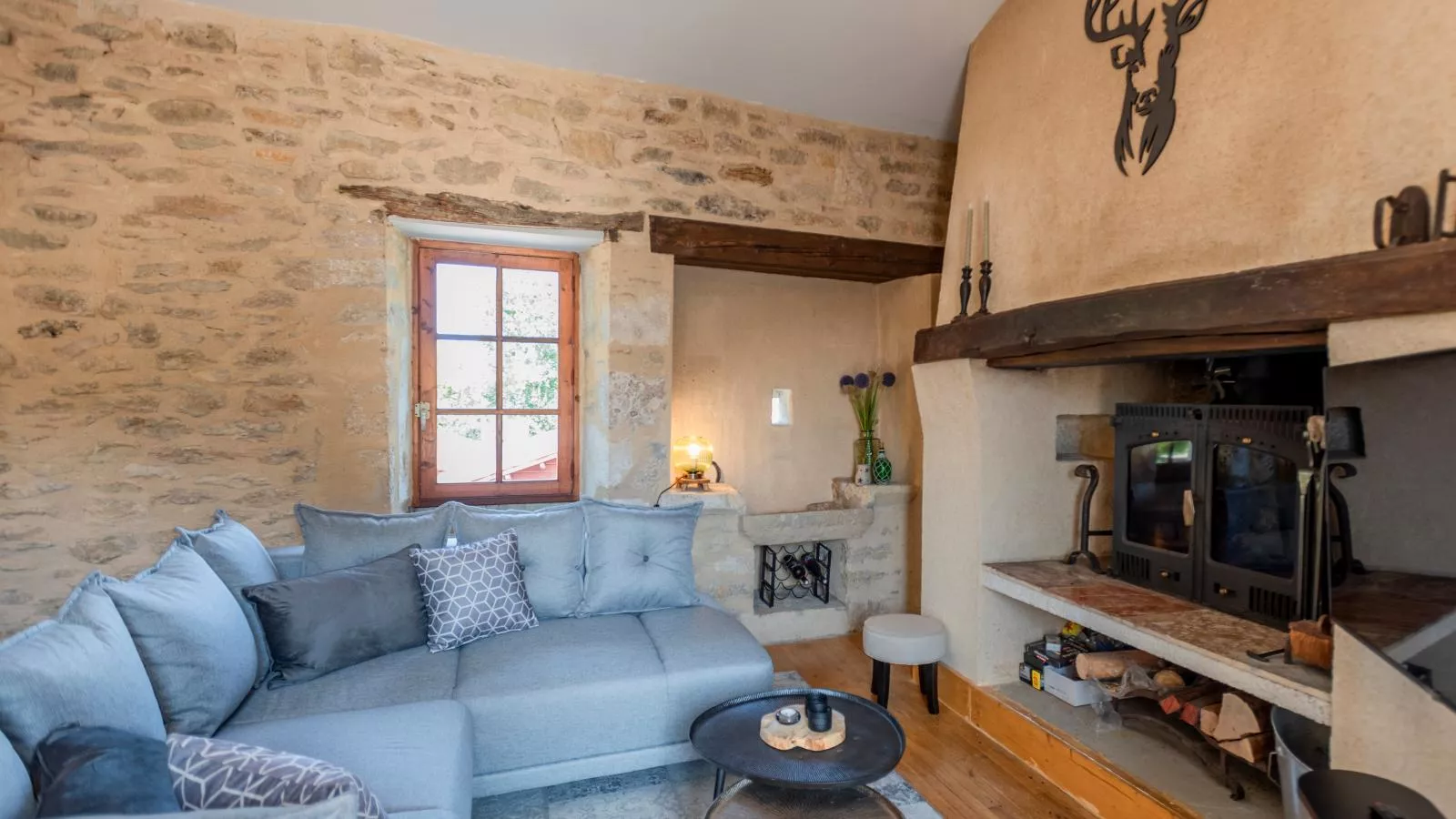 Gite Foussimagne-Wohnzimmer