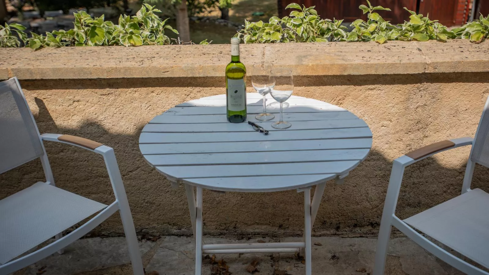 Gite Foussimagne-Terrassenbalkon