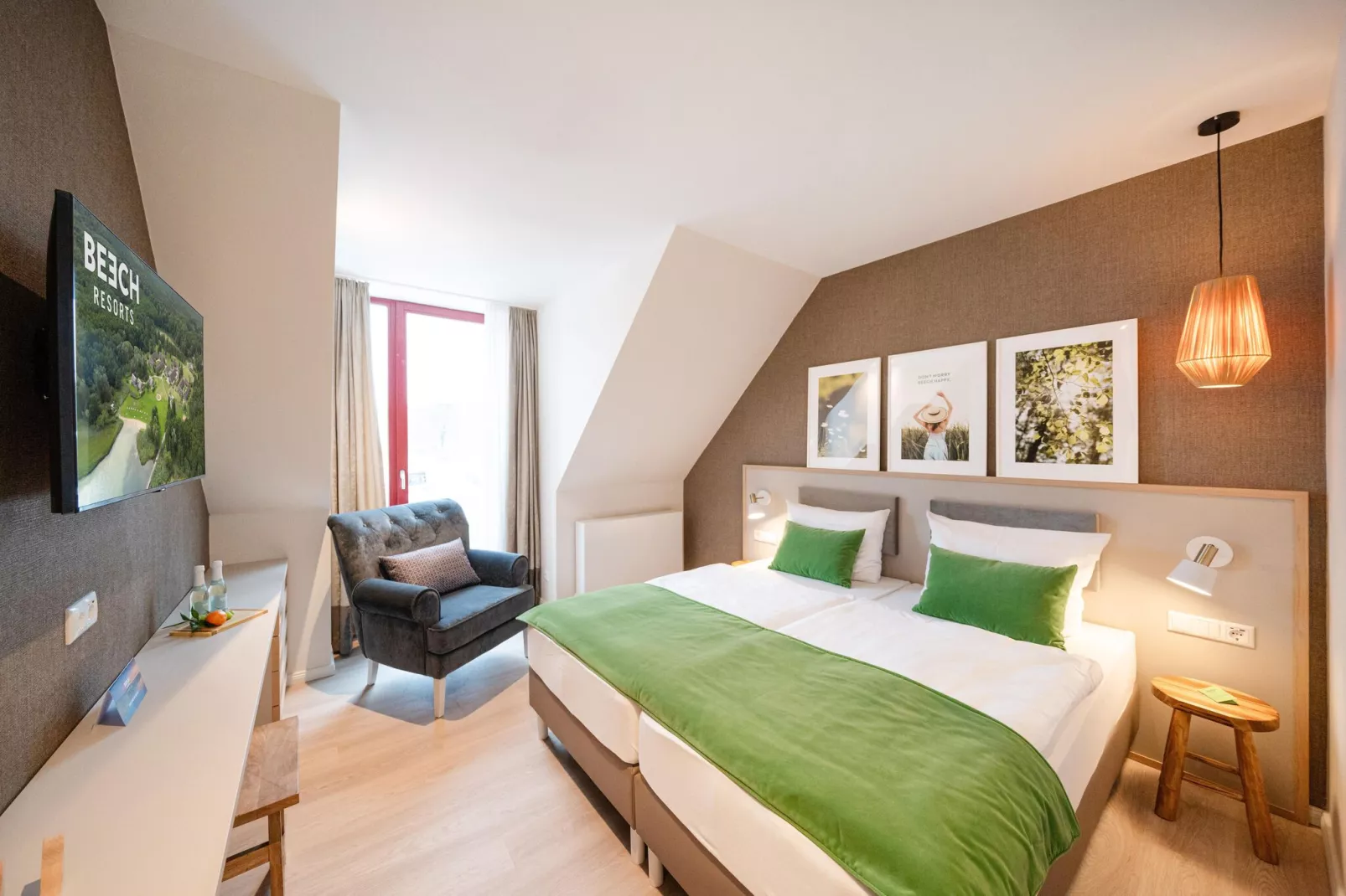 BEECH Resort am Plauer See - 3 Personen-Bedroom