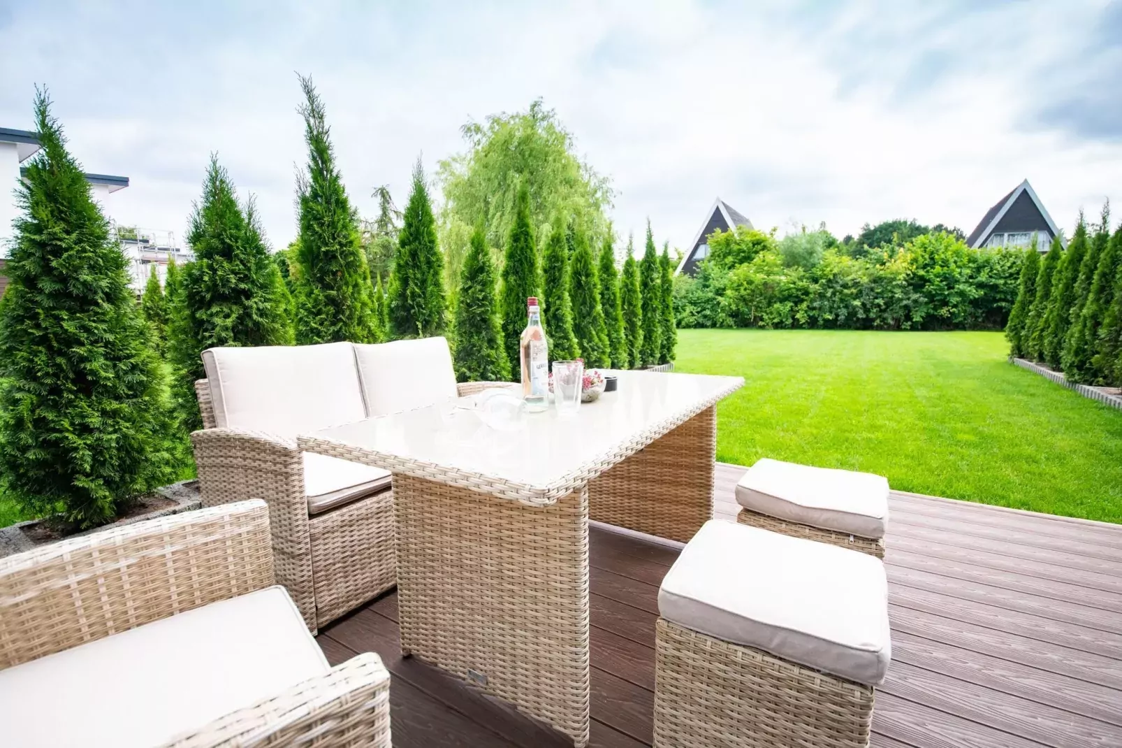 Baltic Village Damp - Comforthaus XXL 8 Pers 2x Comforthaus nebeneinander-Terrassenbalkon
