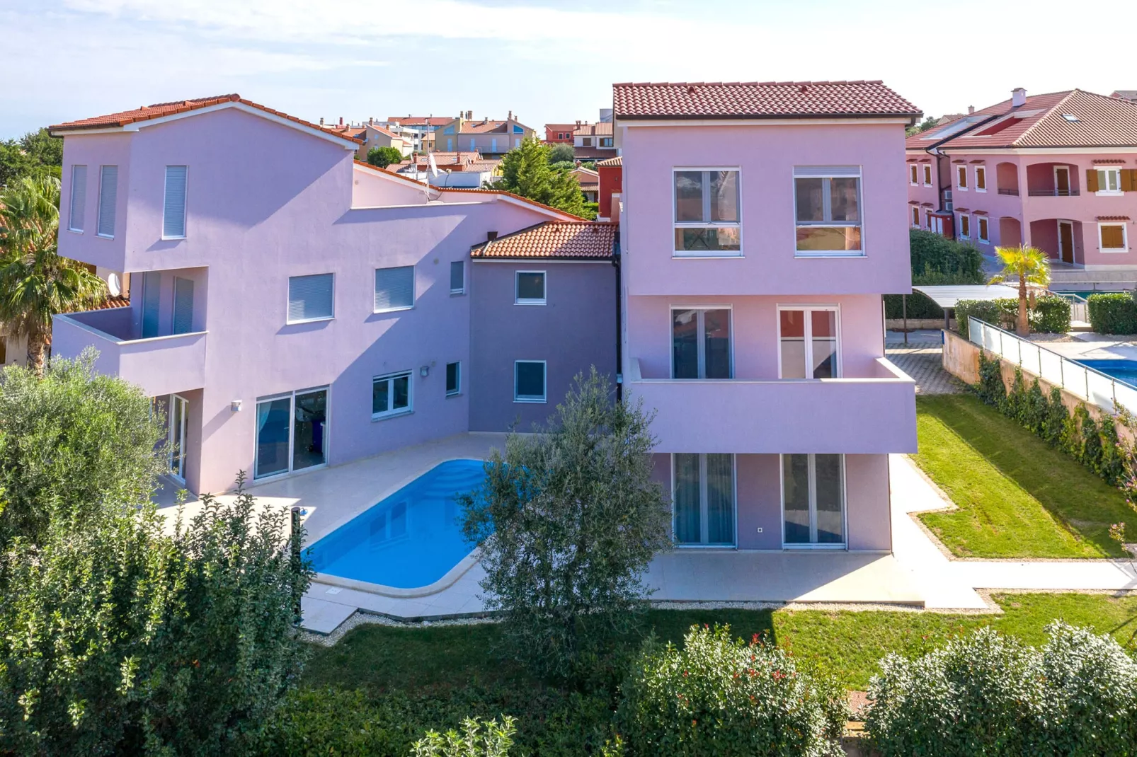 Pool house Marina-Außenbereich Sommer