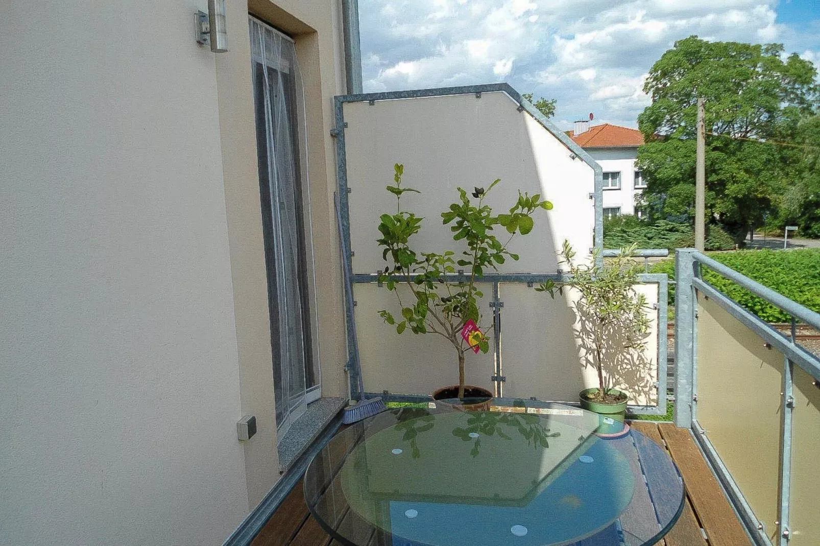 Ferienwohnung Petersberg-Terrace balcony