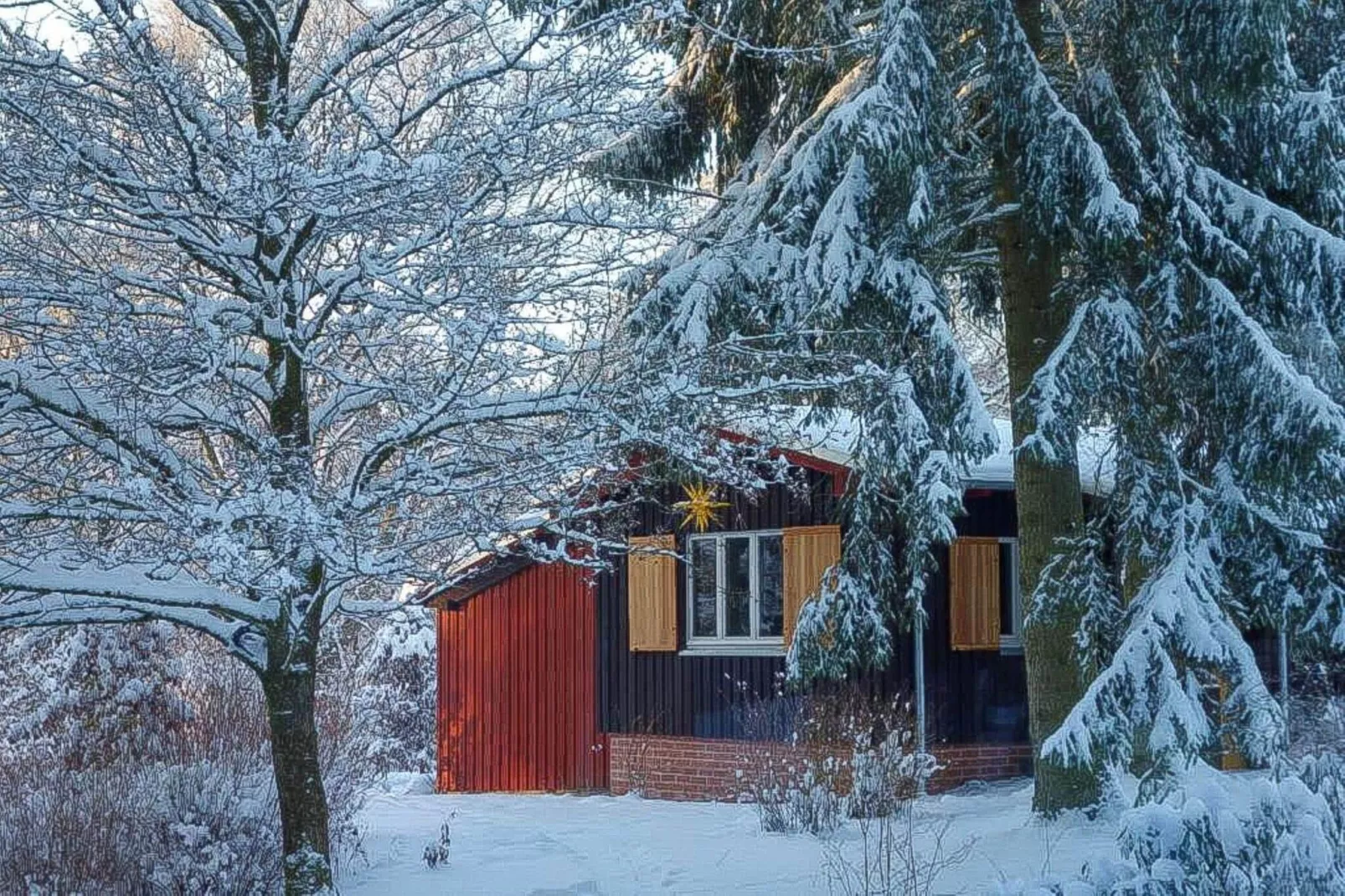 Waldhaus Harz-Außenbereich Winter