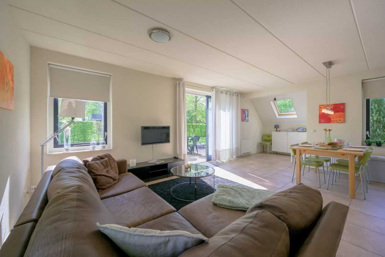 6-persoons bungelow 27-Wohnzimmer