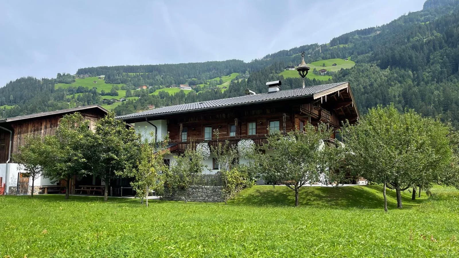Blick zum Mayrhofen-Extérieur été
