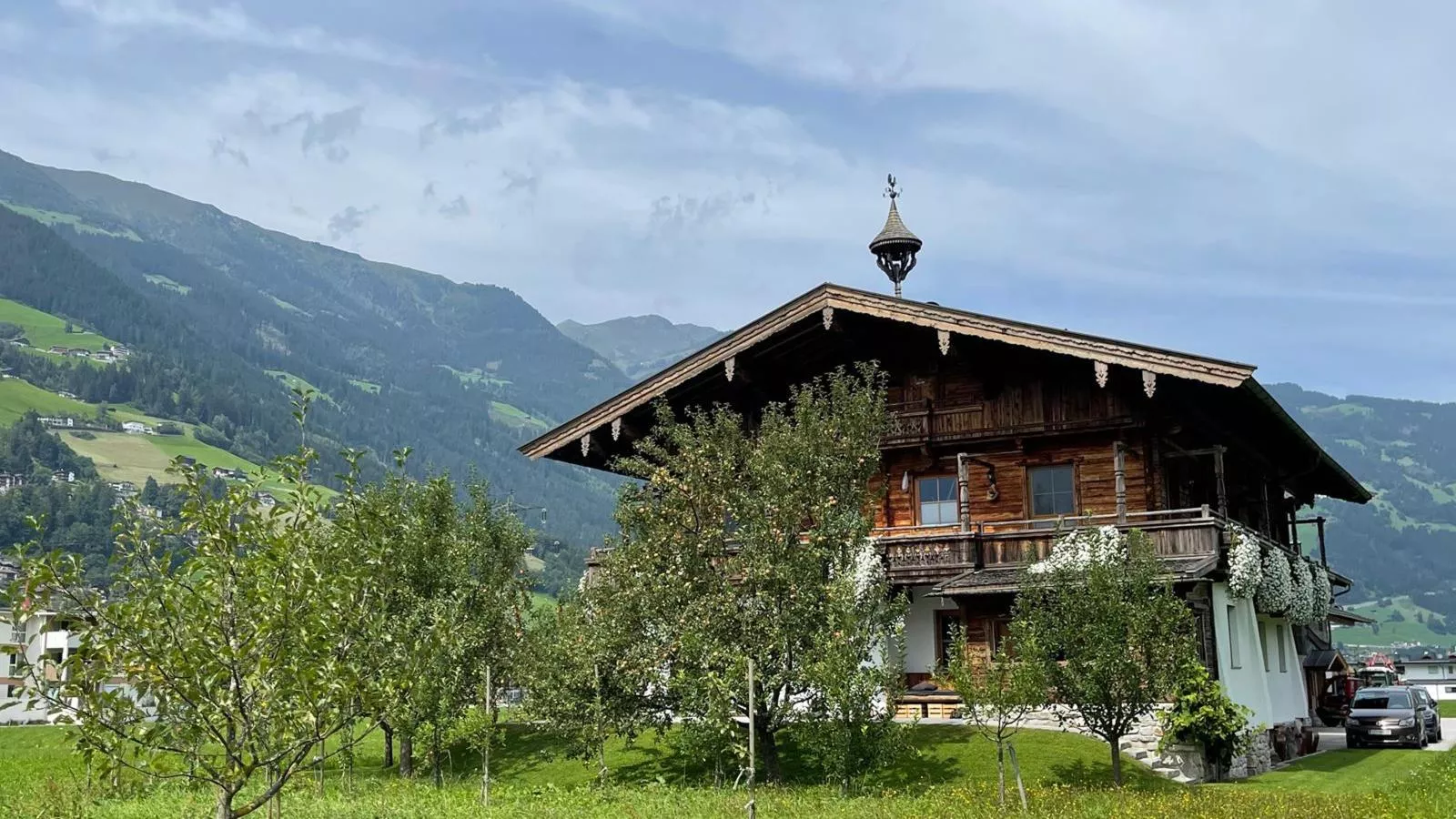 Blick zum Mayrhofen-Extérieur été