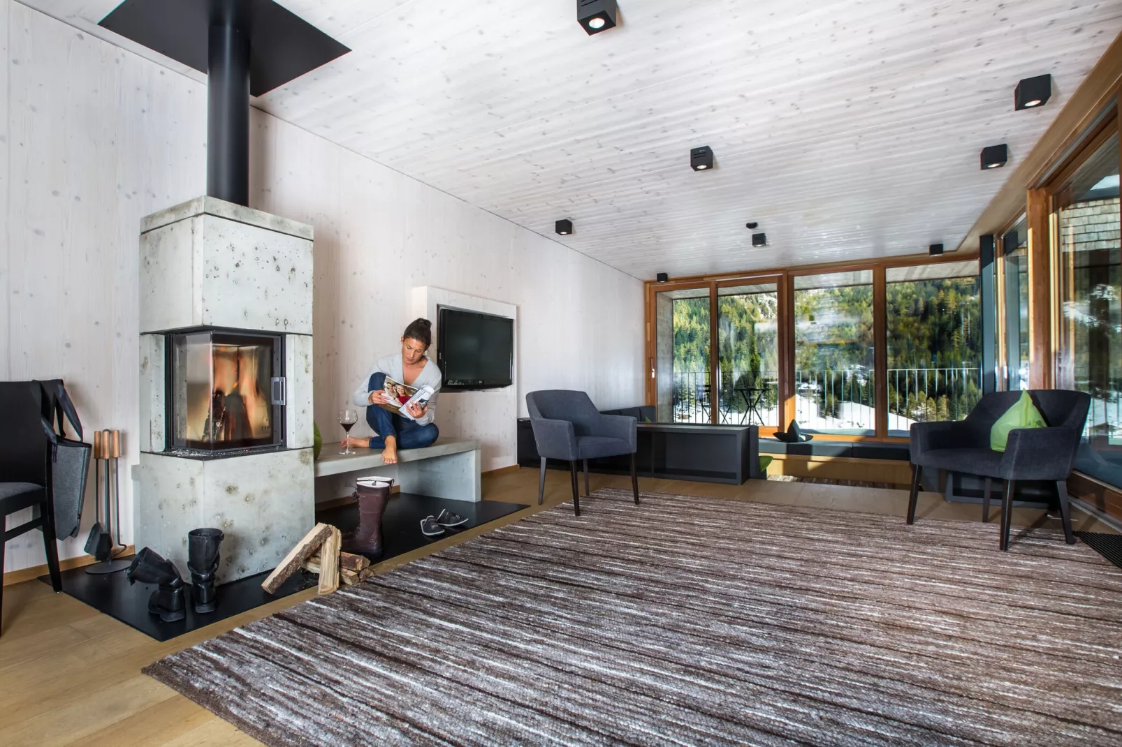 Gradonna Mountain Resort - Deluxe-Living room