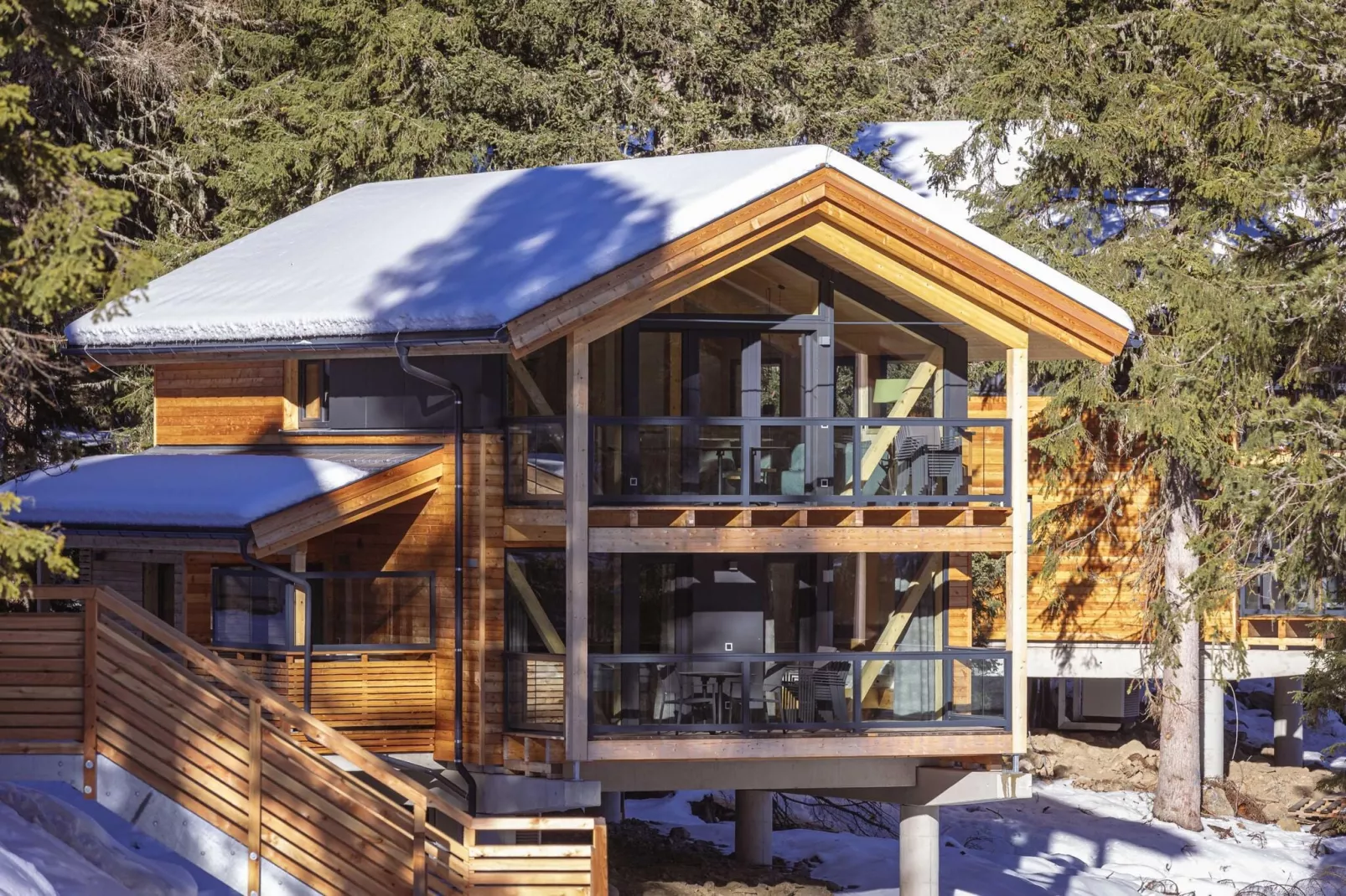 Naturchalets Turracher Höhe 2-Extérieur hiver