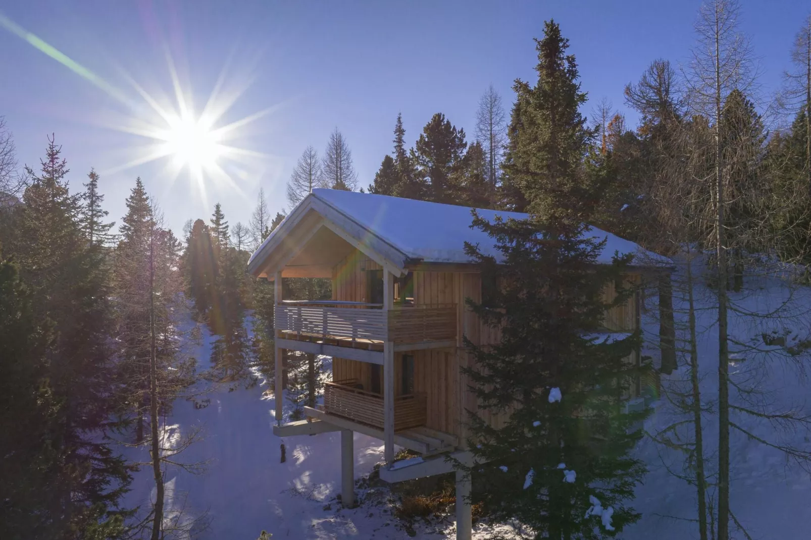 Naturchalets Turracher Höhe 2-Extérieur hiver