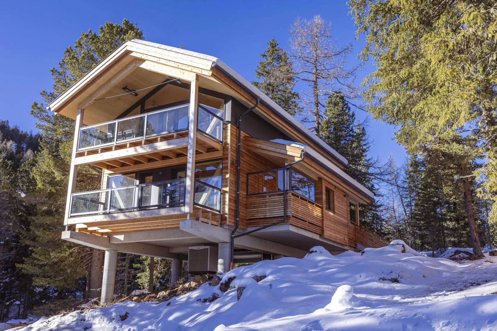 Naturchalets Turracher Höhe 2-Extérieur hiver