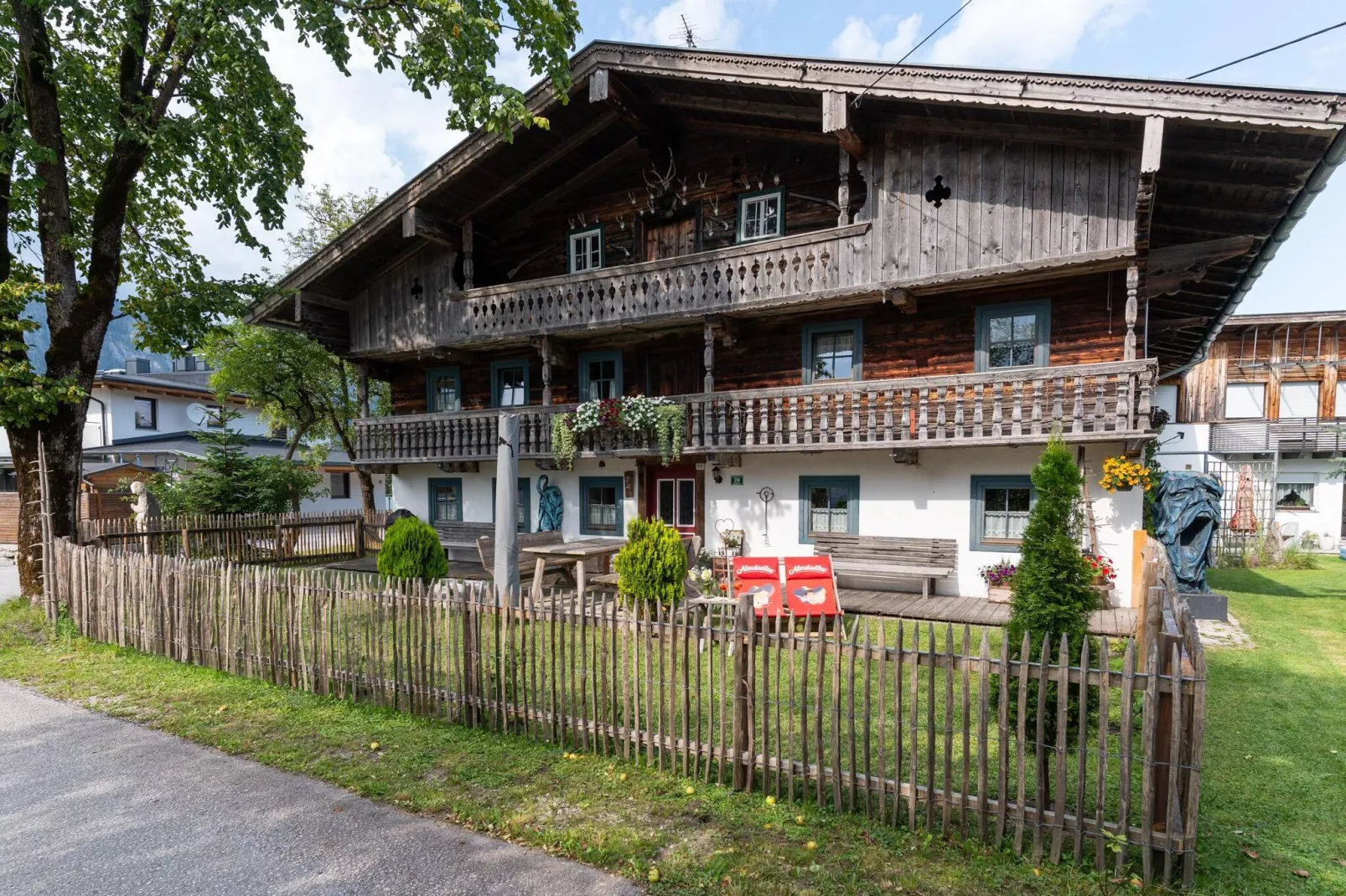 Bauernhaus Untermoos-Exterior summer