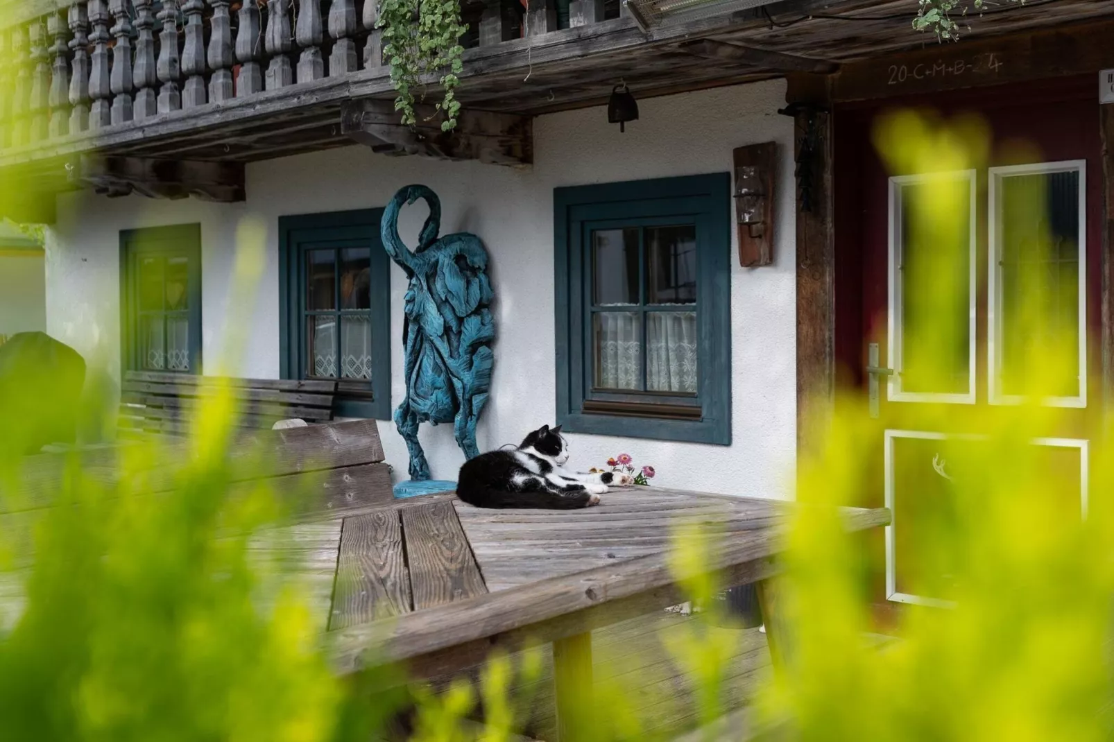Bauernhaus Untermoos-Exterior summer