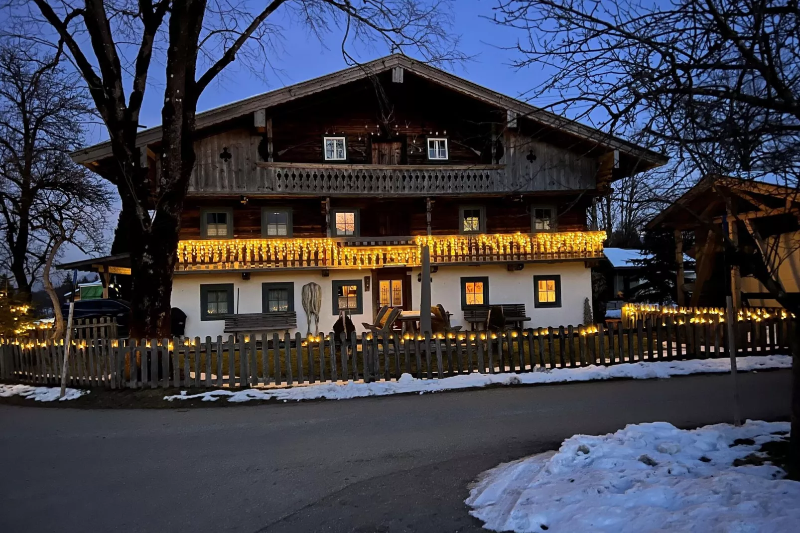 Bauernhaus Untermoos-Exterior winter