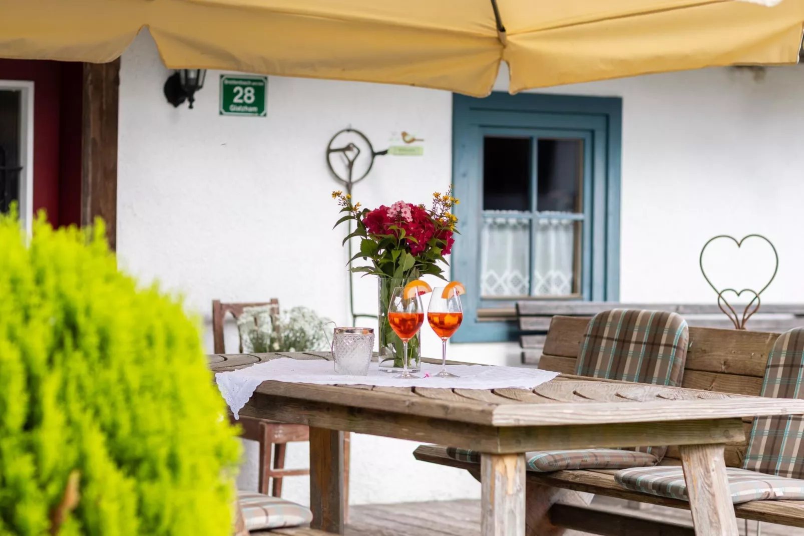 Bauernhaus Untermoos-Gardens summer