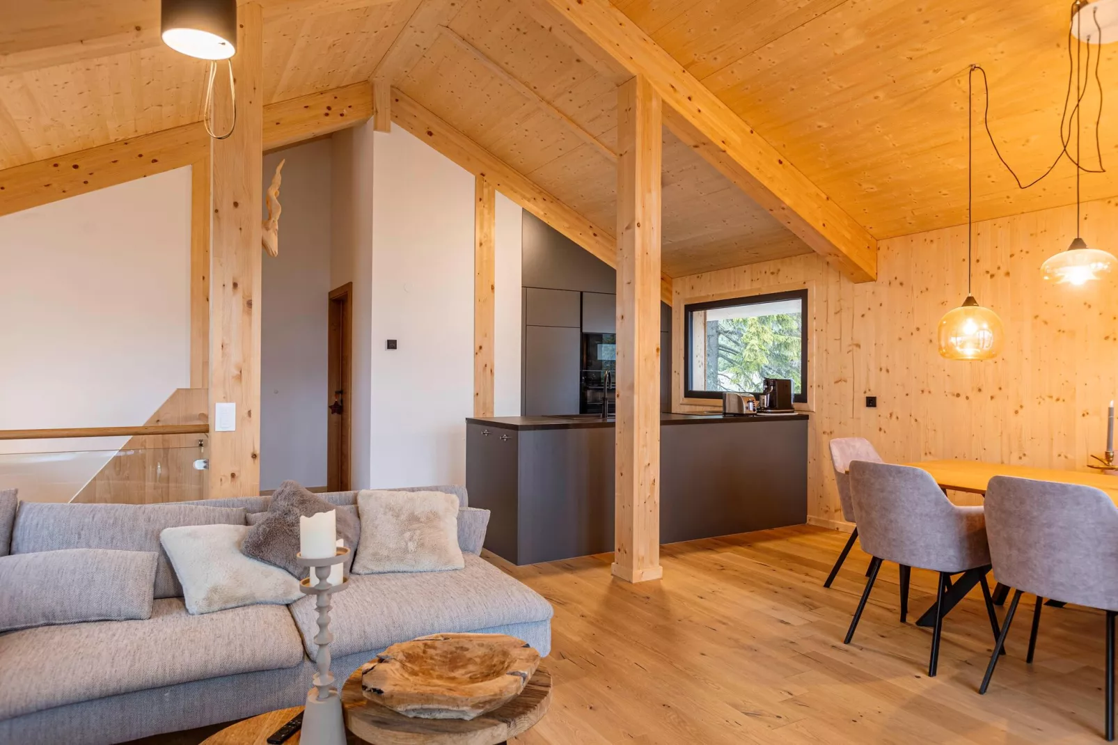 Naturchalets Turracher Höhe 6-Wohnzimmer