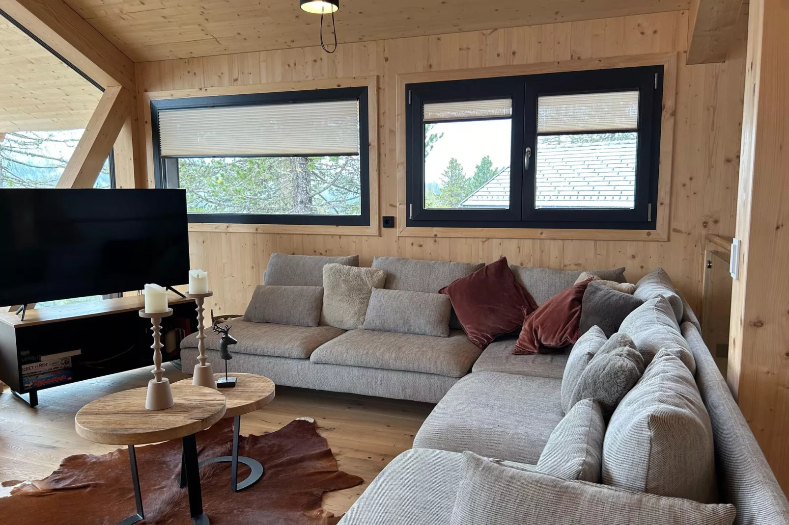 Naturchalets Turracher Höhe 6-Wohnzimmer