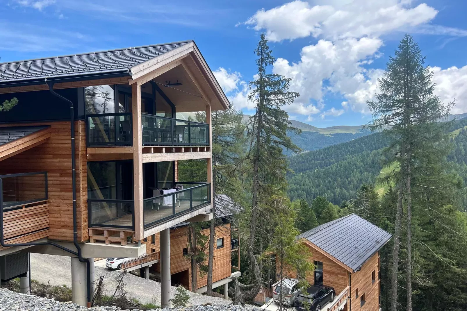 Naturchalets Turracher Höhe 7-Außenbereich Sommer