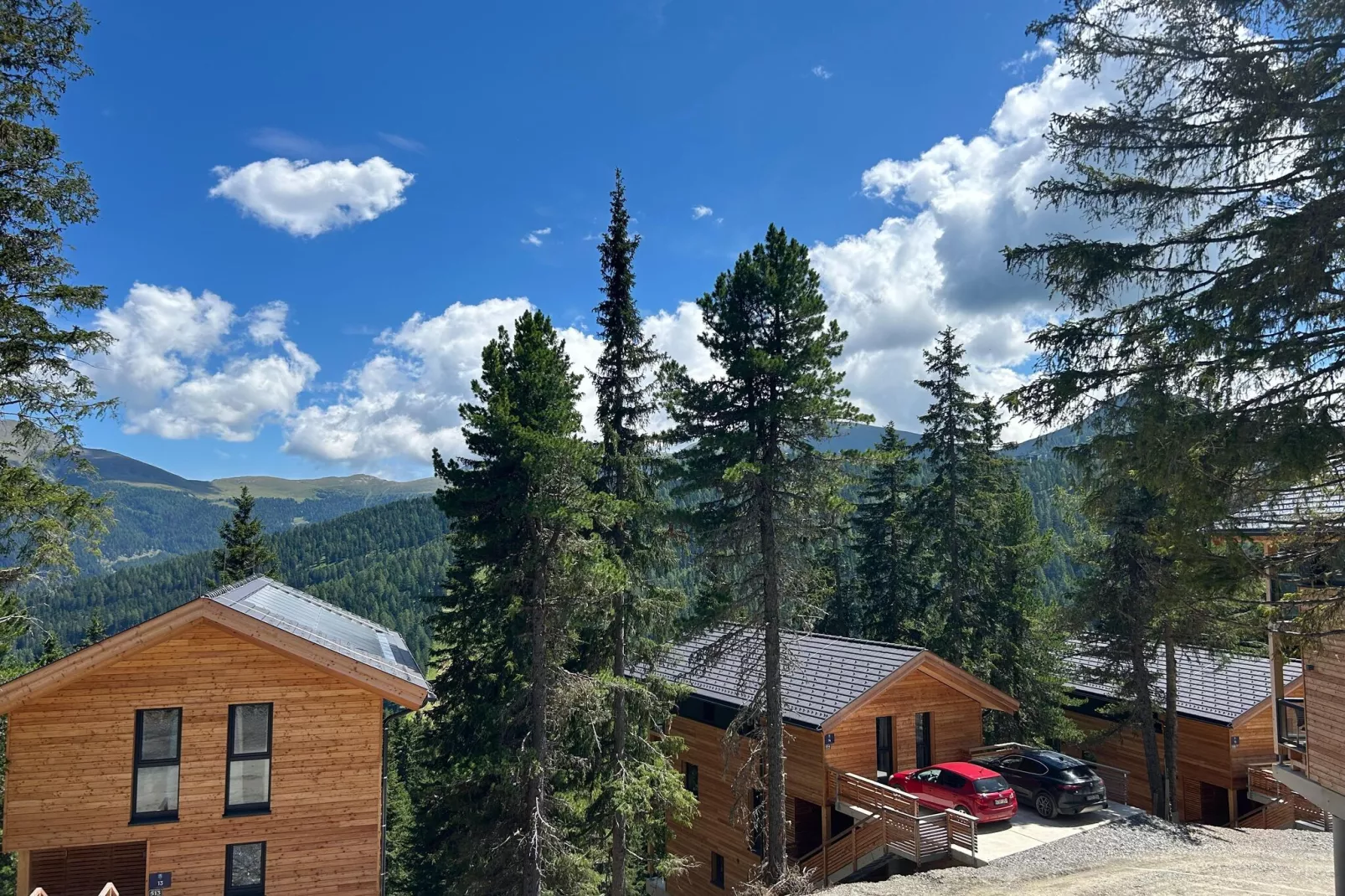 Naturchalets Turracher Höhe 7-Aussicht Sommer