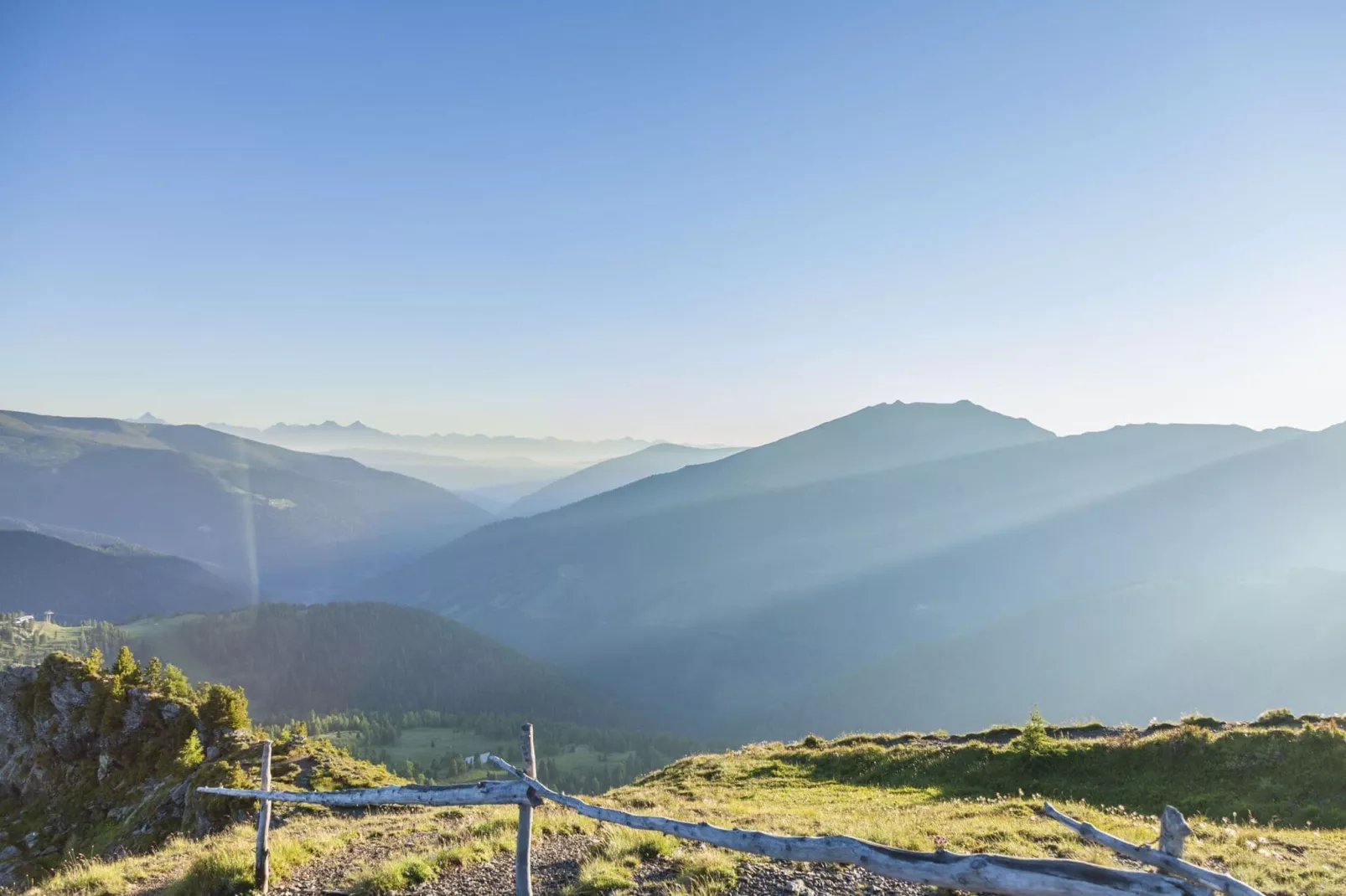 Naturchalets Turracher Höhe 10-Gebiete Sommer 1 km