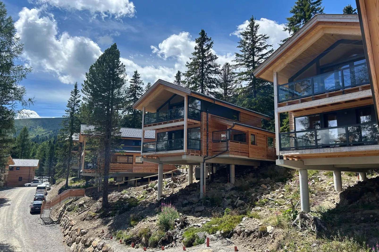 Naturchalets Turracher Höhe 11-Außenbereich Sommer