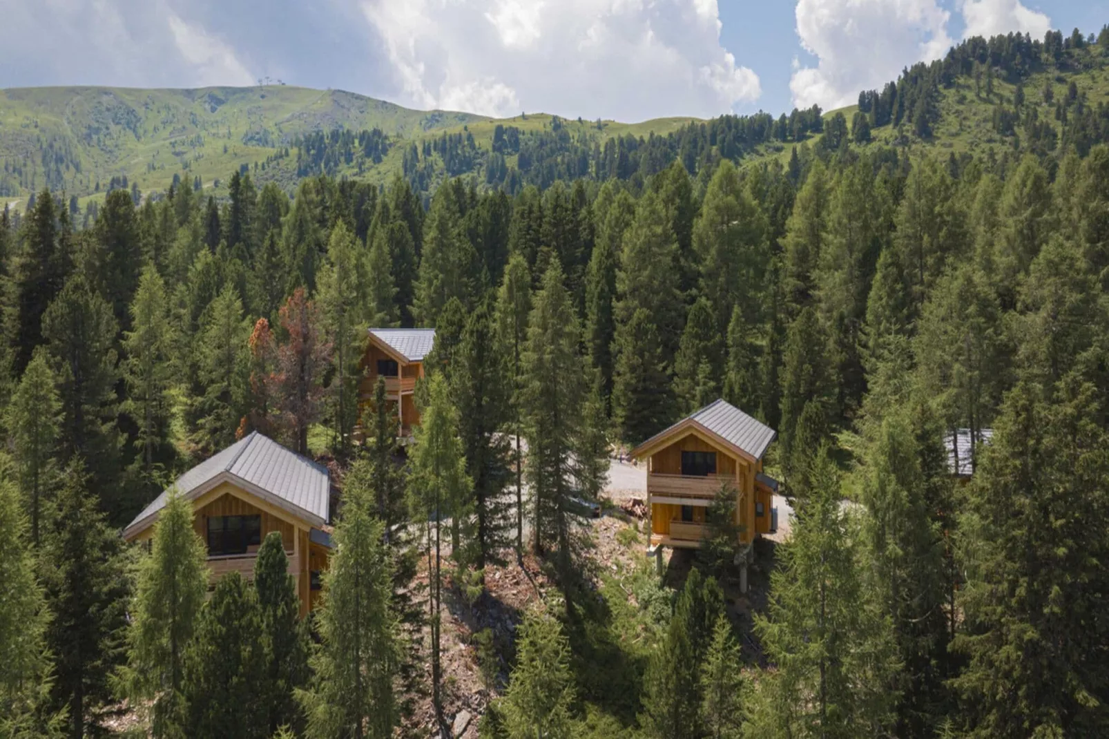 Naturchalets Turracher Höhe 12-Gebiete Sommer 1 km