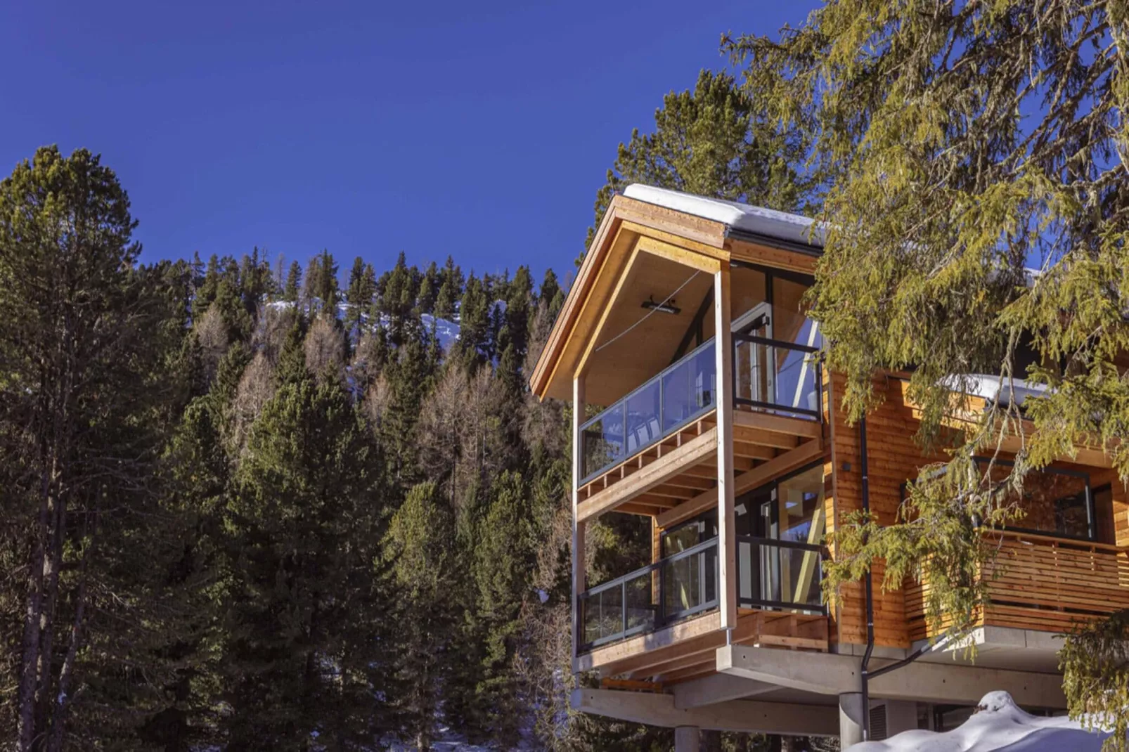 Naturchalets Turracher Höhe 12-Außenbereich Winter