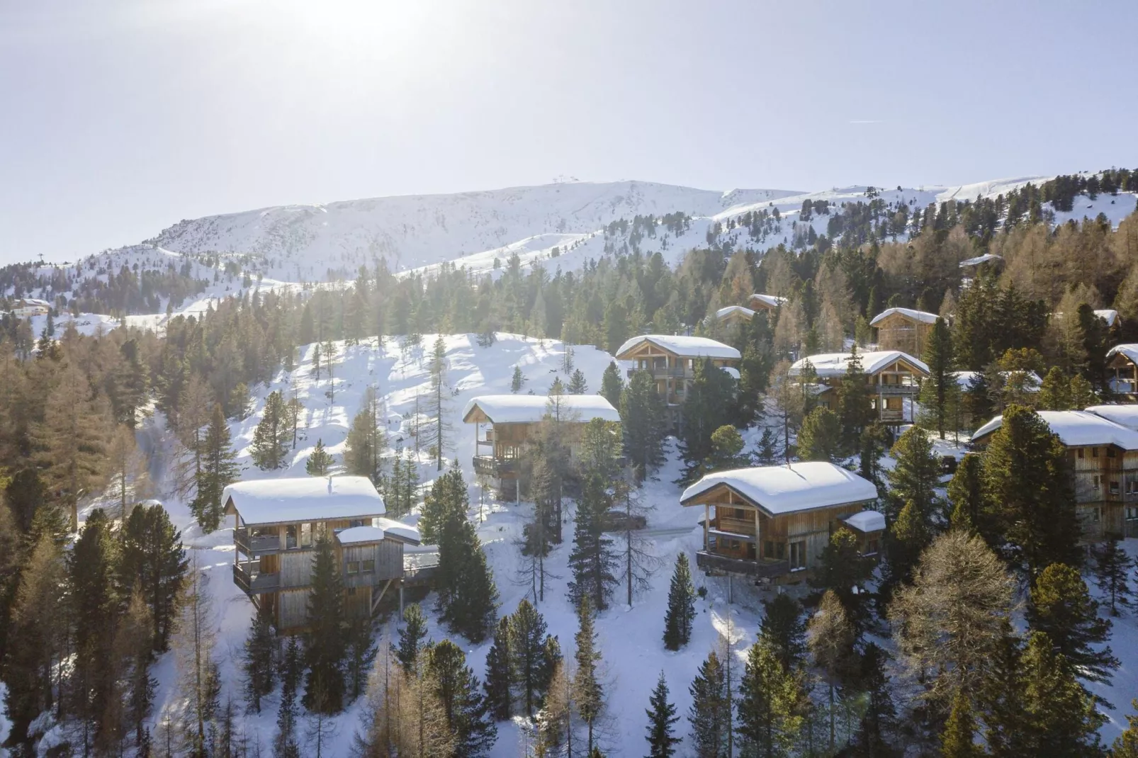 Naturchalets Turracher Höhe 15-Area winter 1km