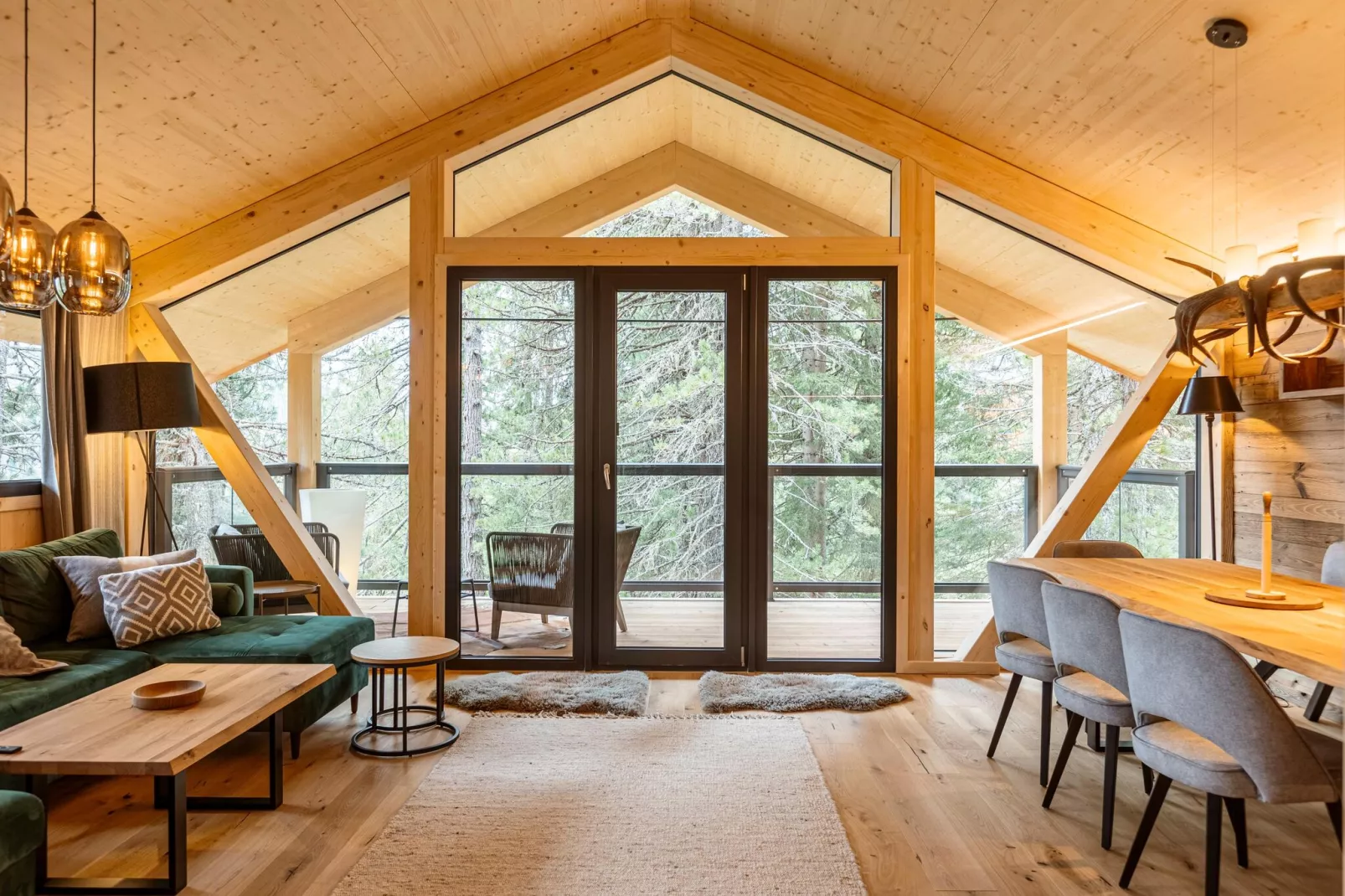 Naturchalets Turracher Höhe 19-Living room