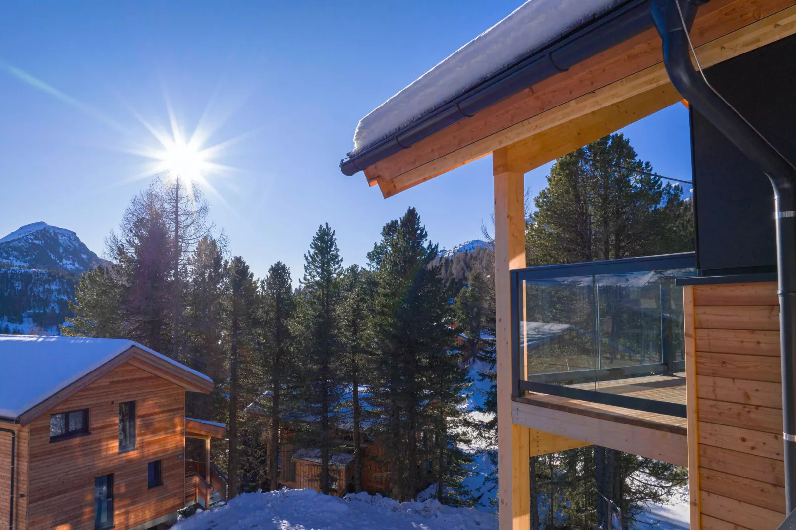Naturchalets Turracher Höhe 22-View winter