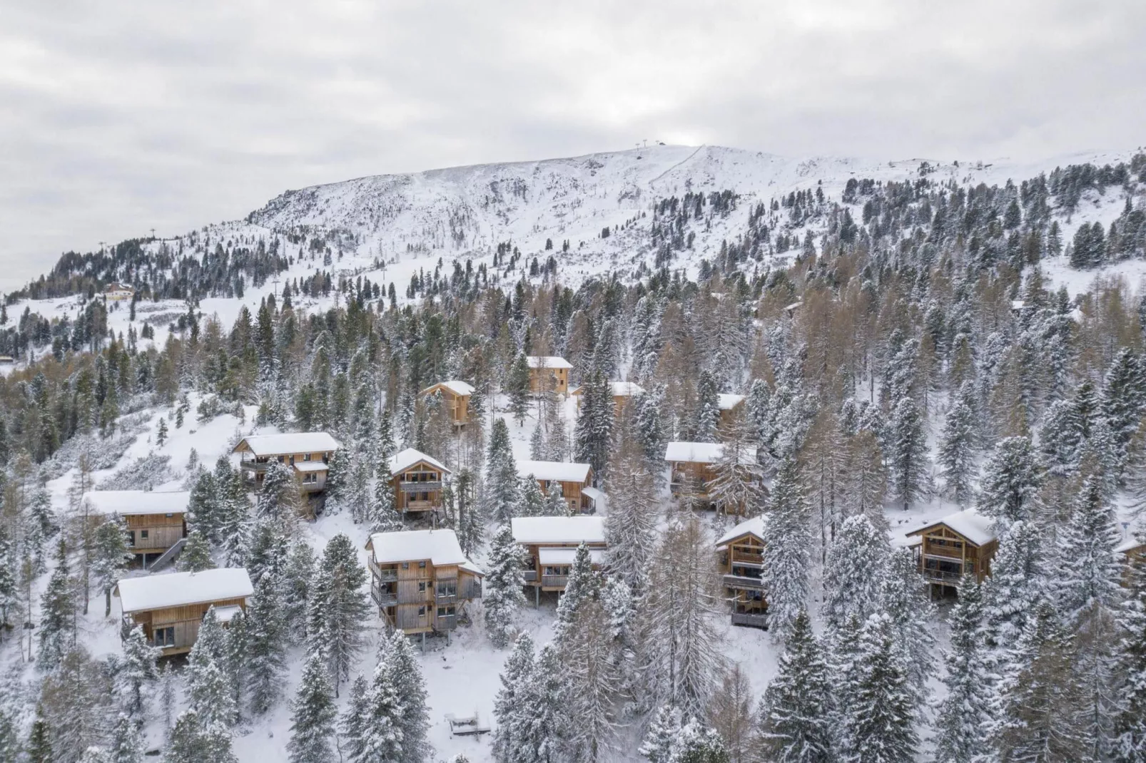 Naturchalets Turracher Höhe 22-Area winter 1km
