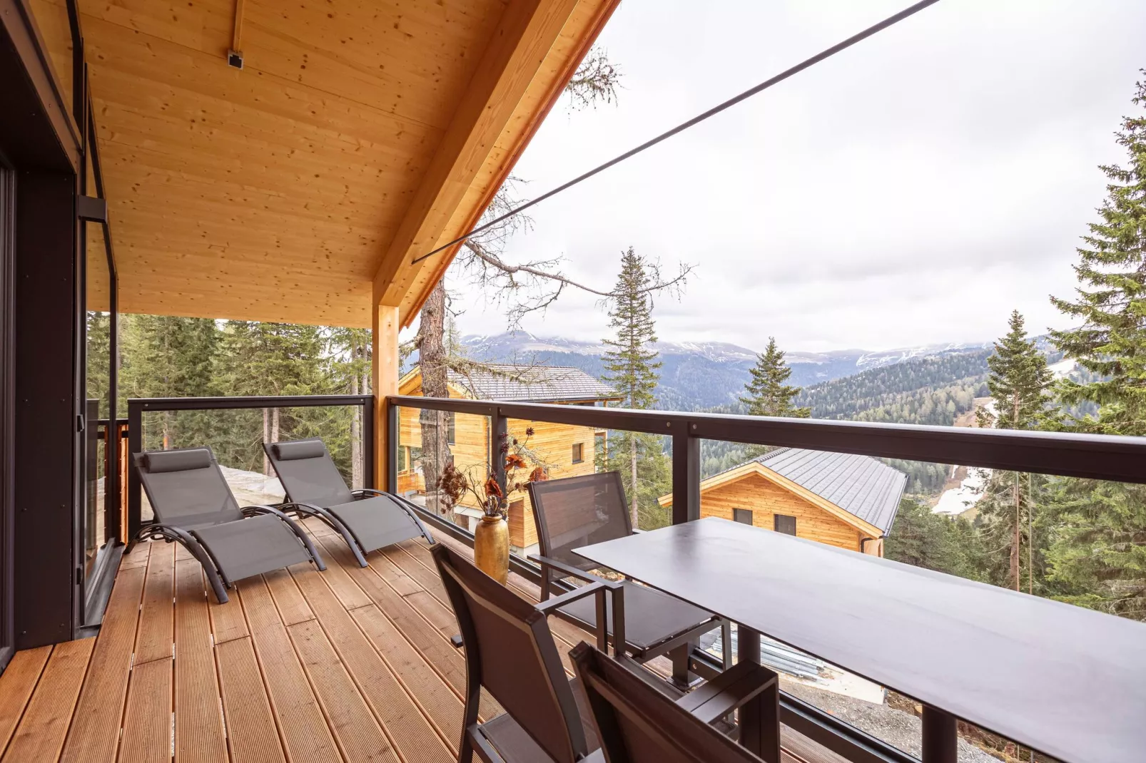 Naturchalets Turracher Höhe 24-Terrace balcony