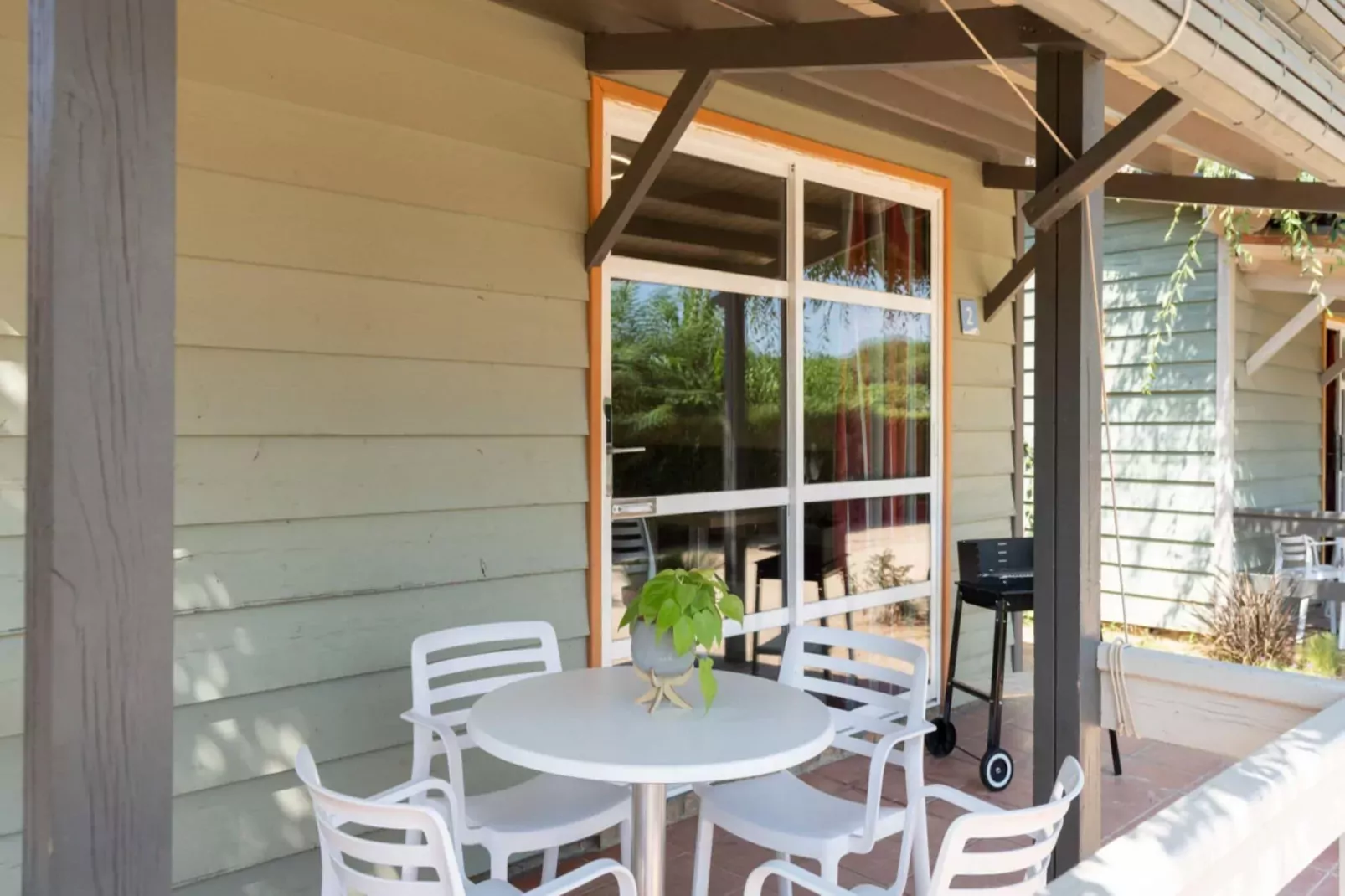 Camping del Mar BUNGALOW PREMIUM-Balcon-terrasse