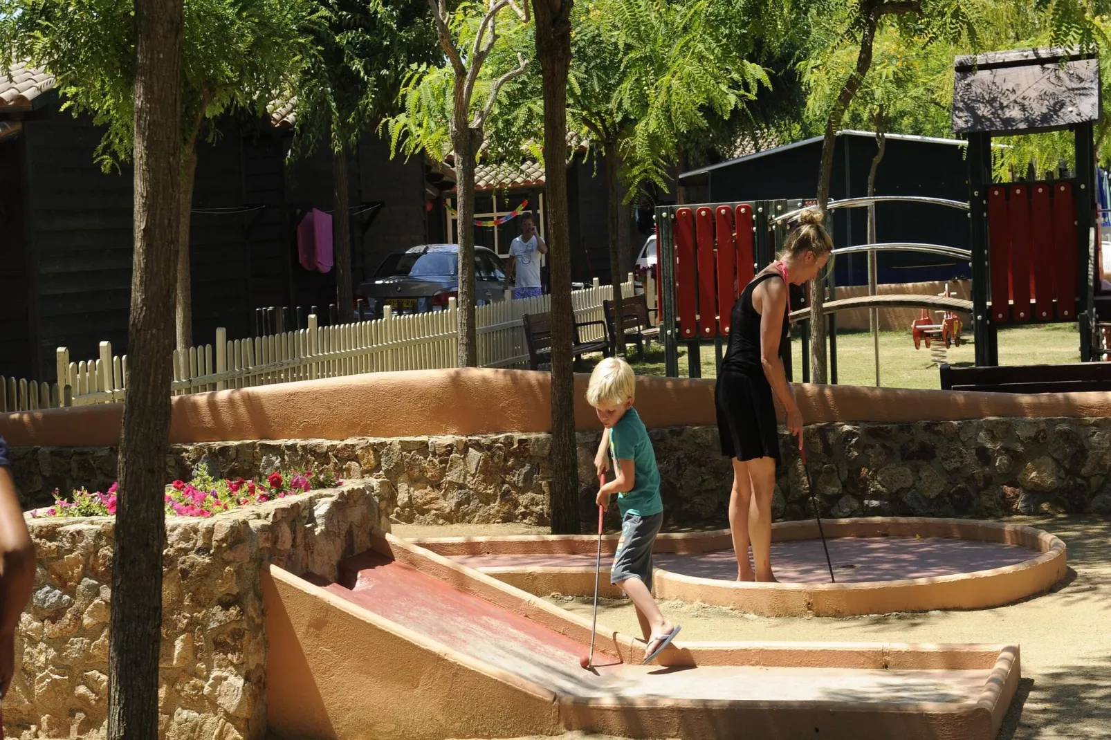 Camping del Mar BUNGALOW PREMIUM-Jardin d'été