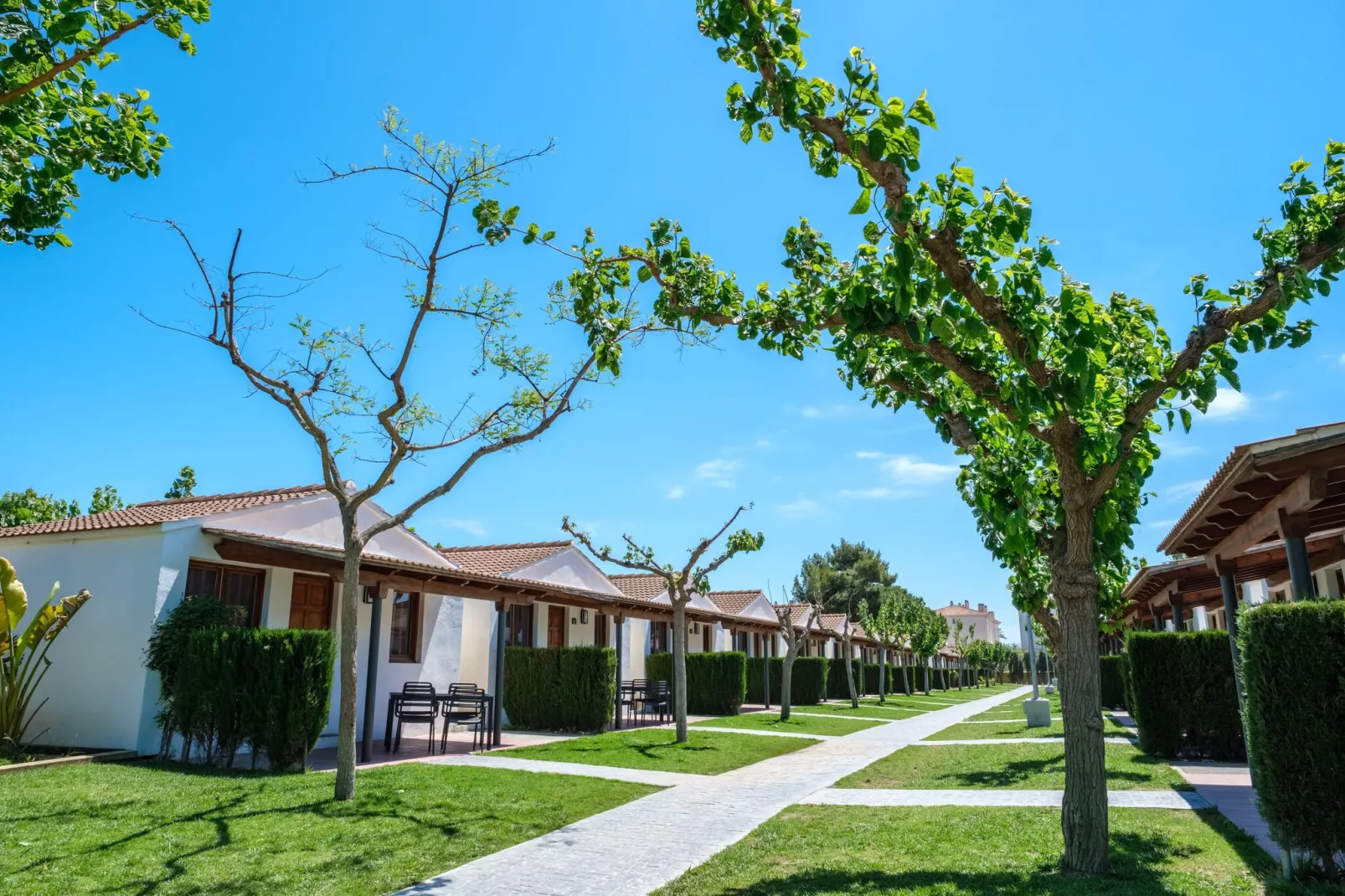 CAMPING ESTIVAL VENDRELL PLATJA BUNGALOW 4 STANDARD-Gardens summer