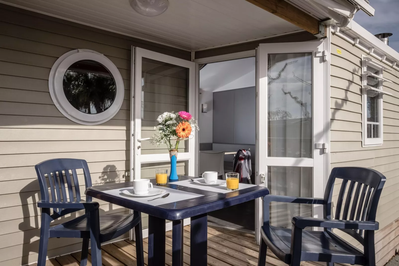 CAMPING ESTIVAL VENDRELL PLATJA MOBILE HOME 4/5-Terrace balcony