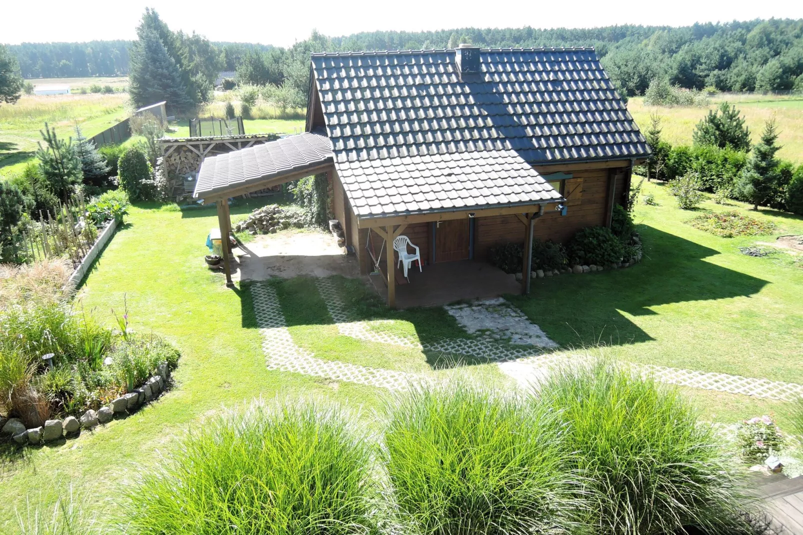 Dom wakacyjny dla miłośników przyrody-Außenbereich Sommer