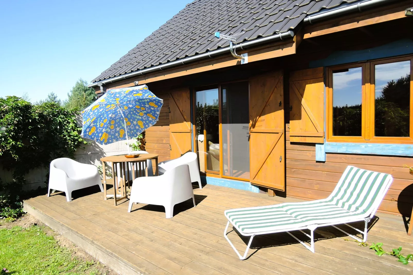 Dom wakacyjny dla miłośników przyrody-Terrassenbalkon