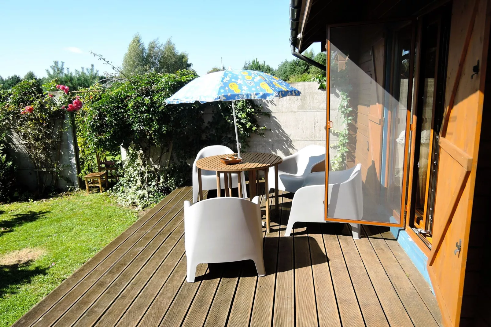 Dom wakacyjny dla miłośników przyrody-Terrassenbalkon
