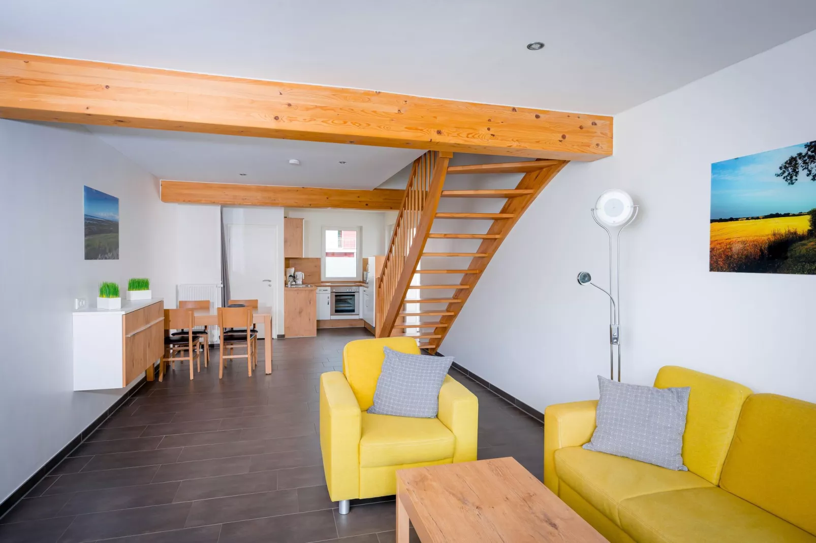Ostseeresort Dampland-Reihenhaus HiPr-Living room