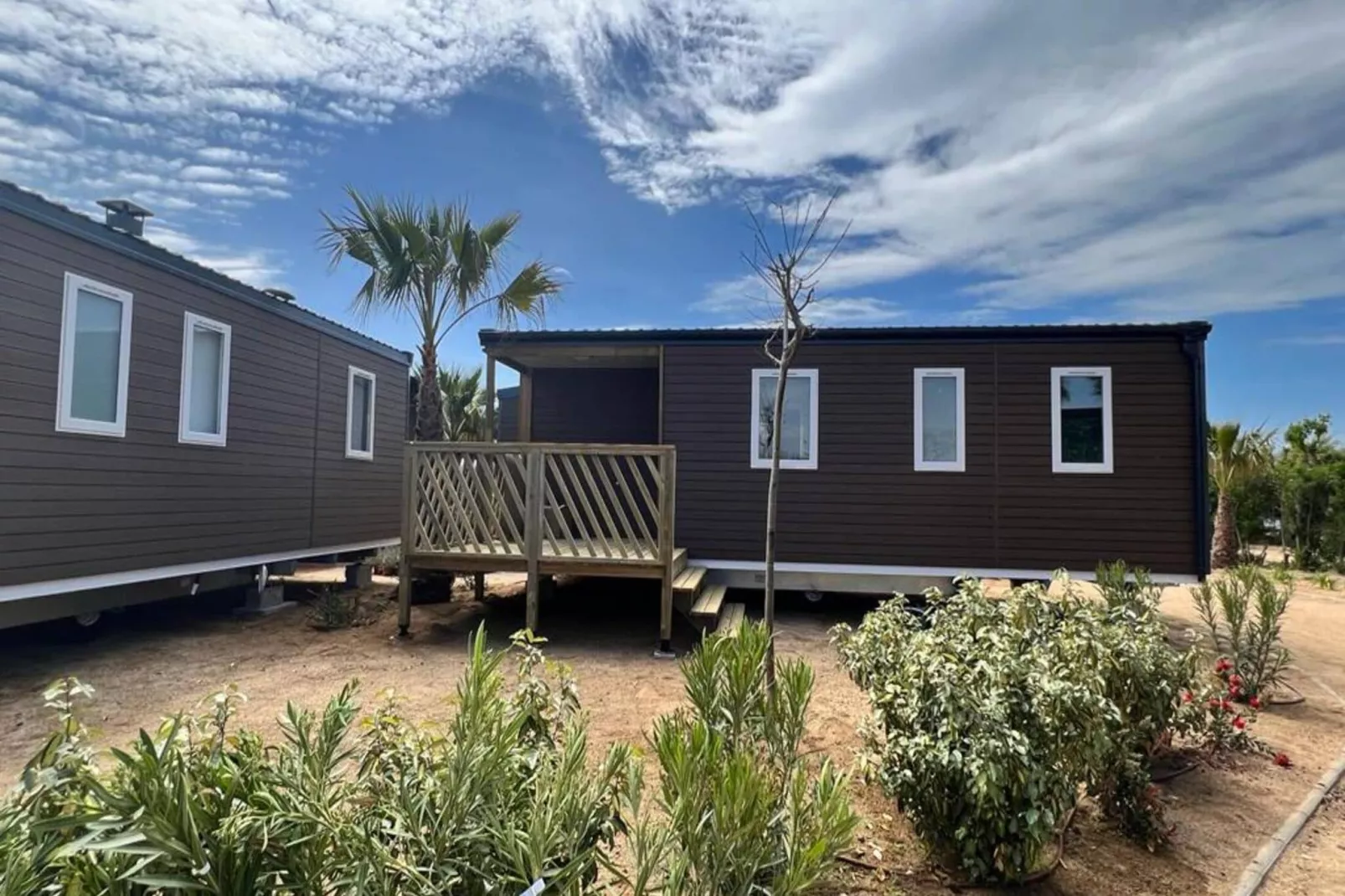 Els Pins- Mobile-Home Premium 3 Nature-Extérieur été