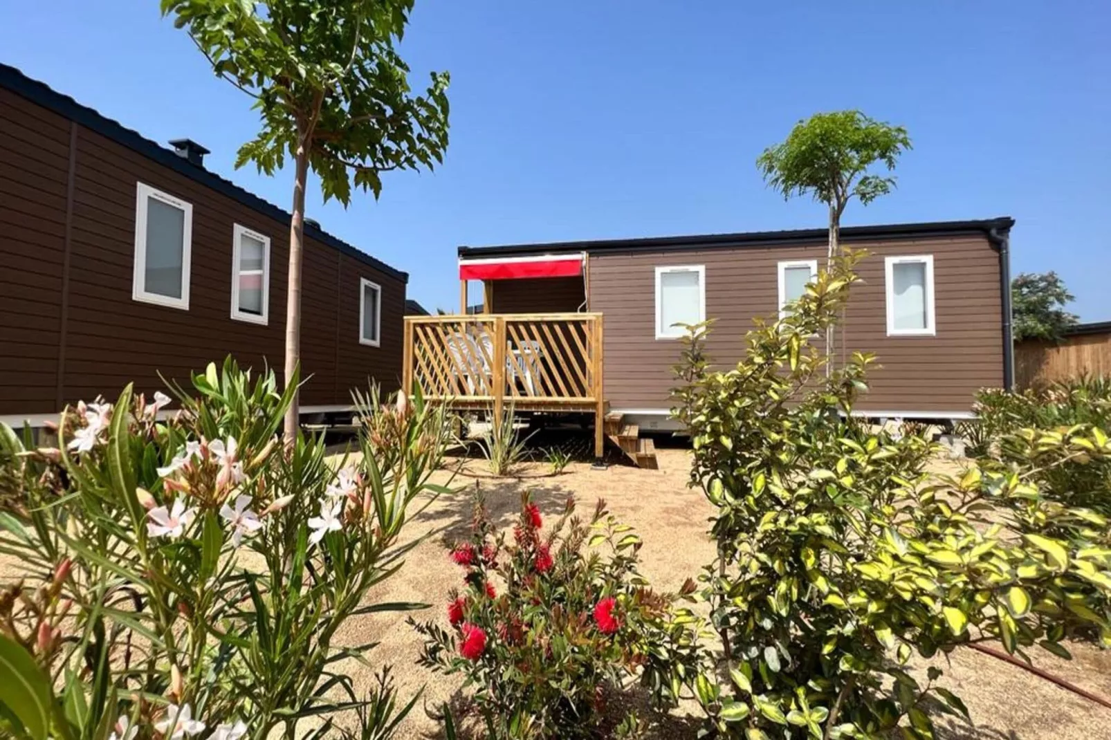 Els Pins- Mobile-Home Premium 3 Nature-Extérieur été