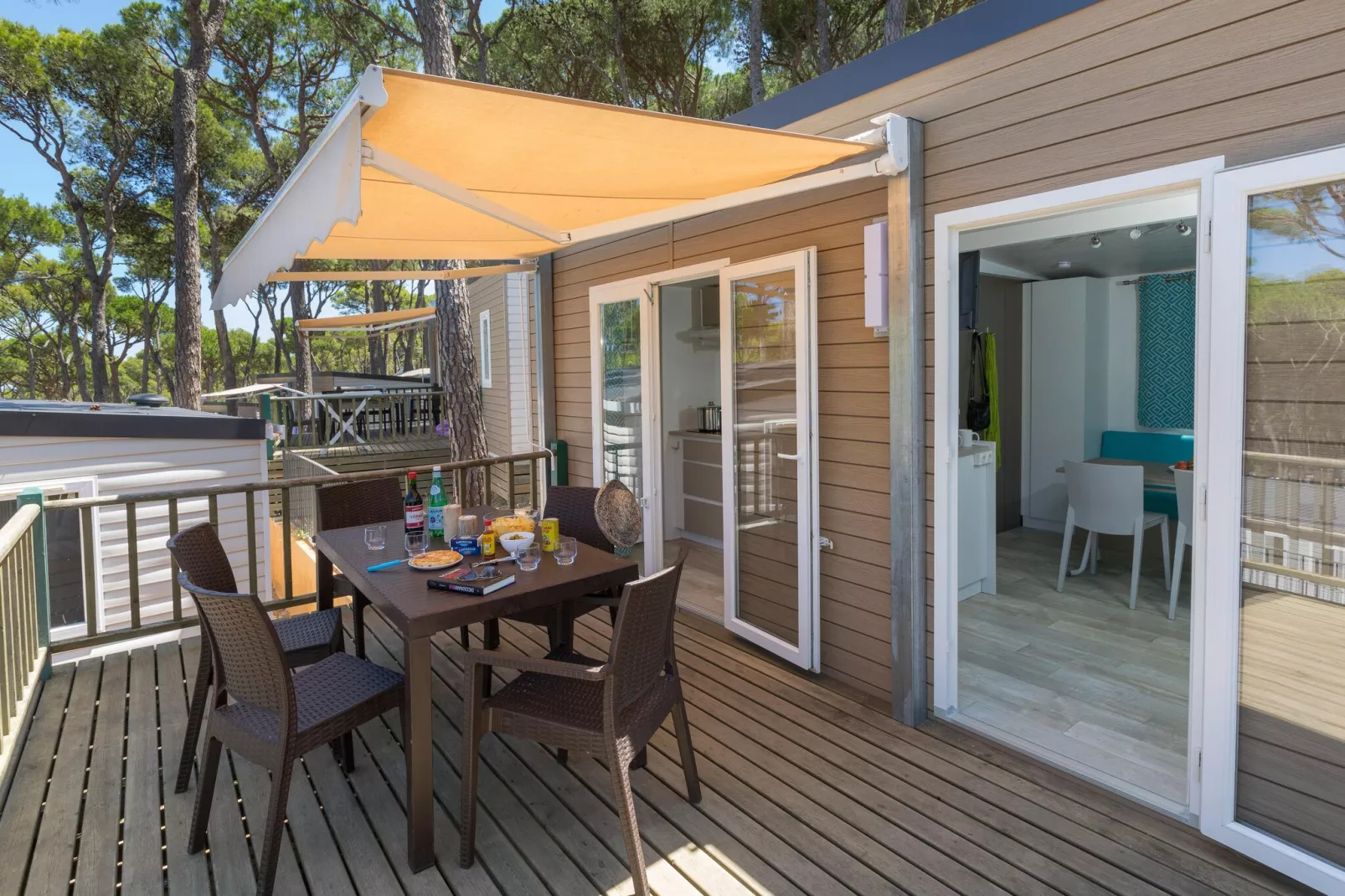 CAMPING INTERPALS- Bungalow Sa Riera-Terrace balcony