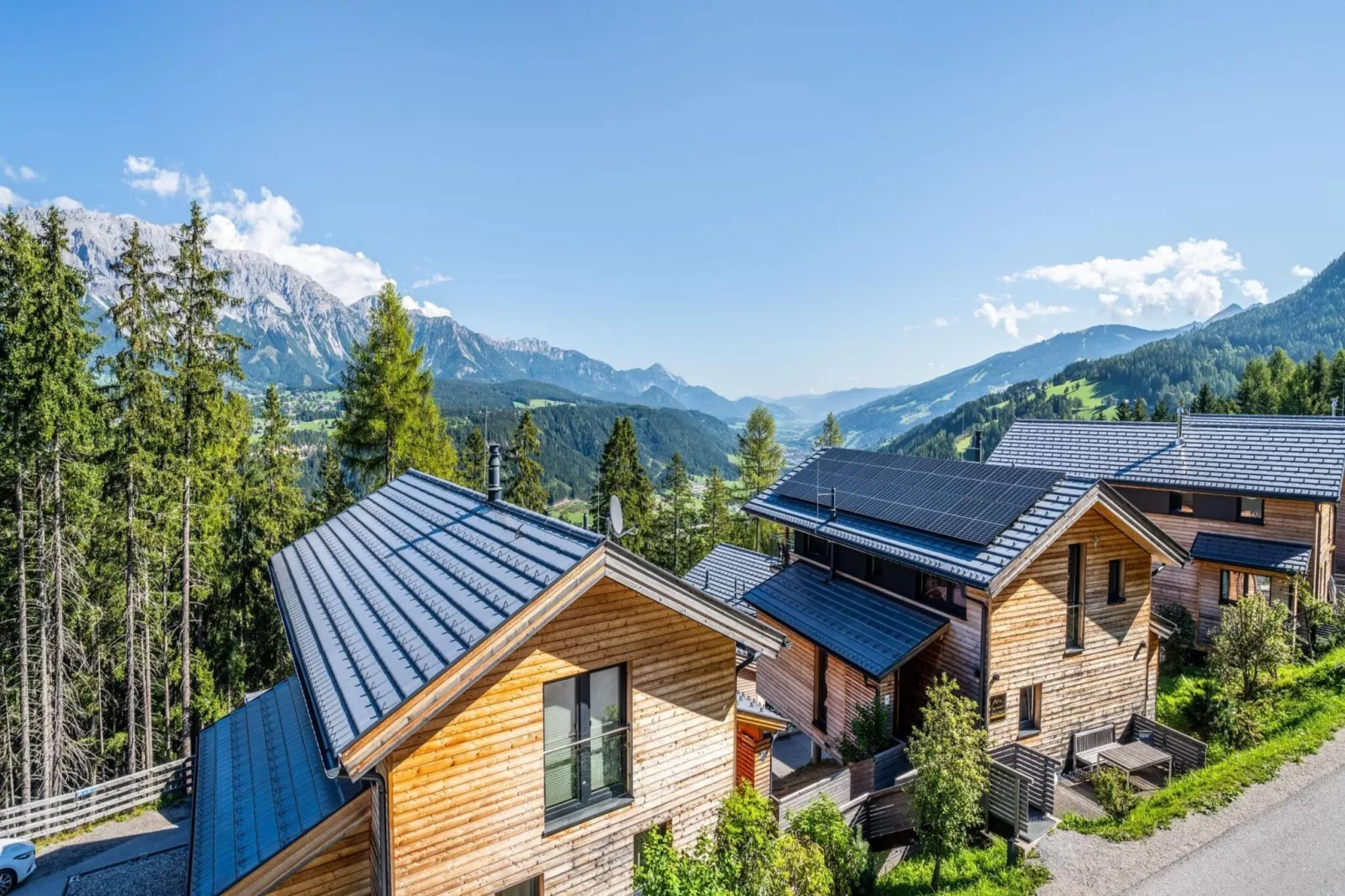 Alpenchalets Reiteralm 4-View summer