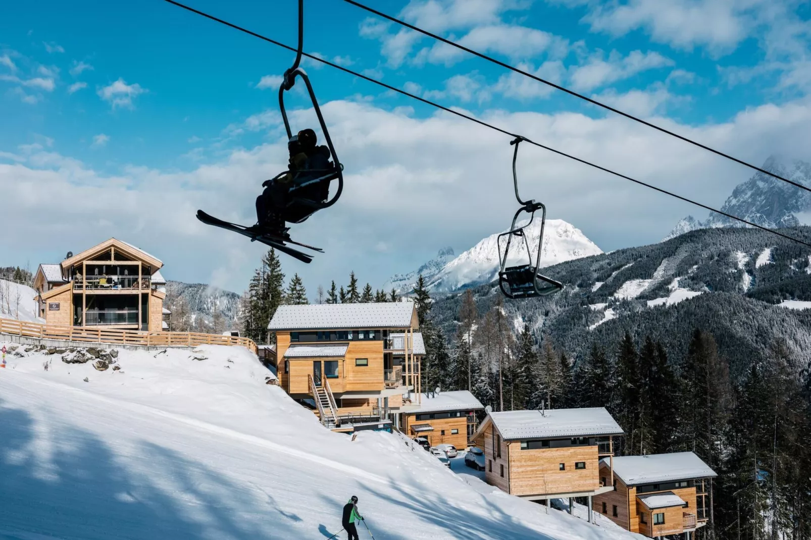 Alpenchalets Reiteralm 4-Area winter 1km